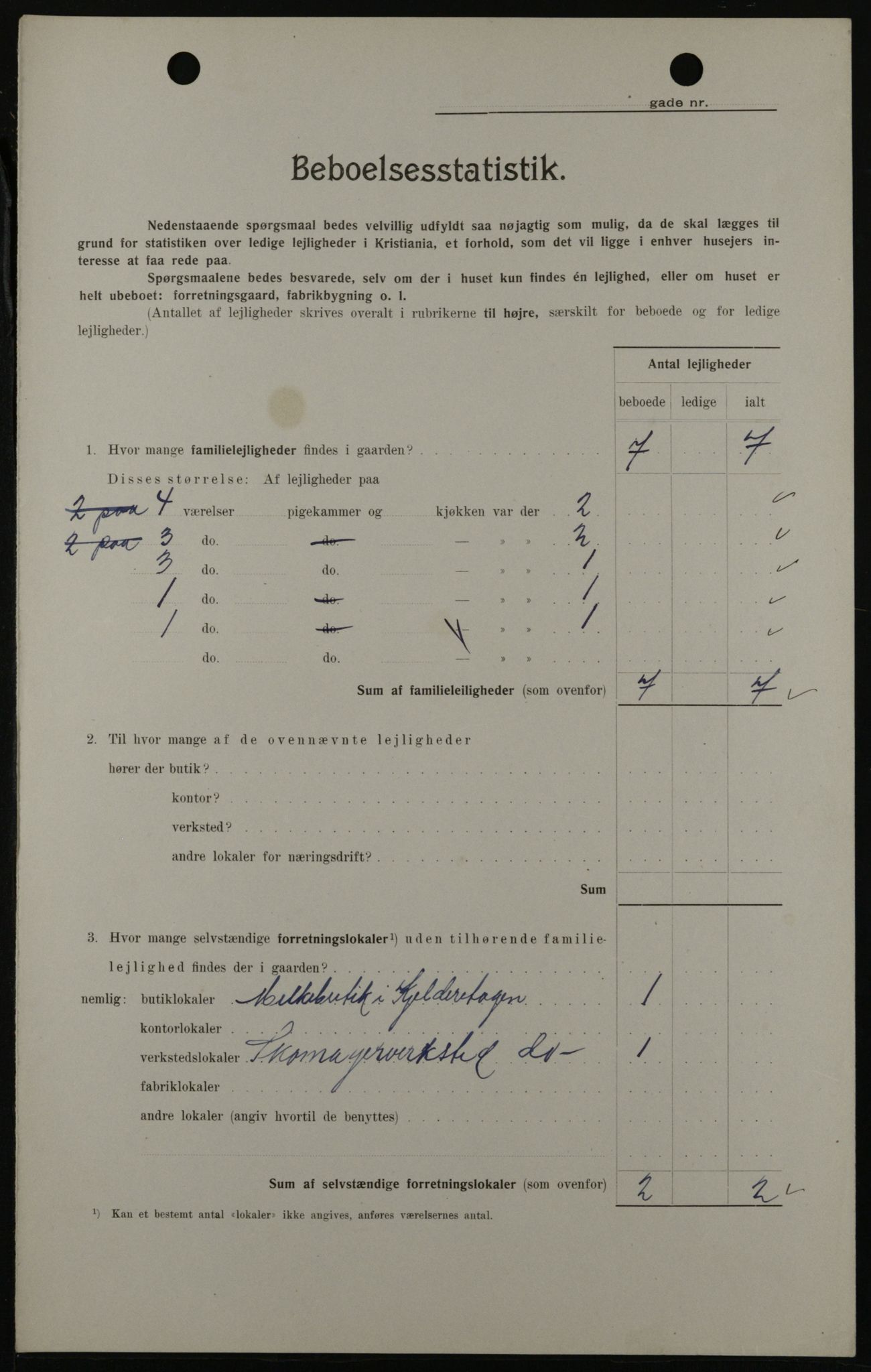 OBA, Kommunal folketelling 1.2.1908 for Kristiania kjøpstad, 1908, s. 21956