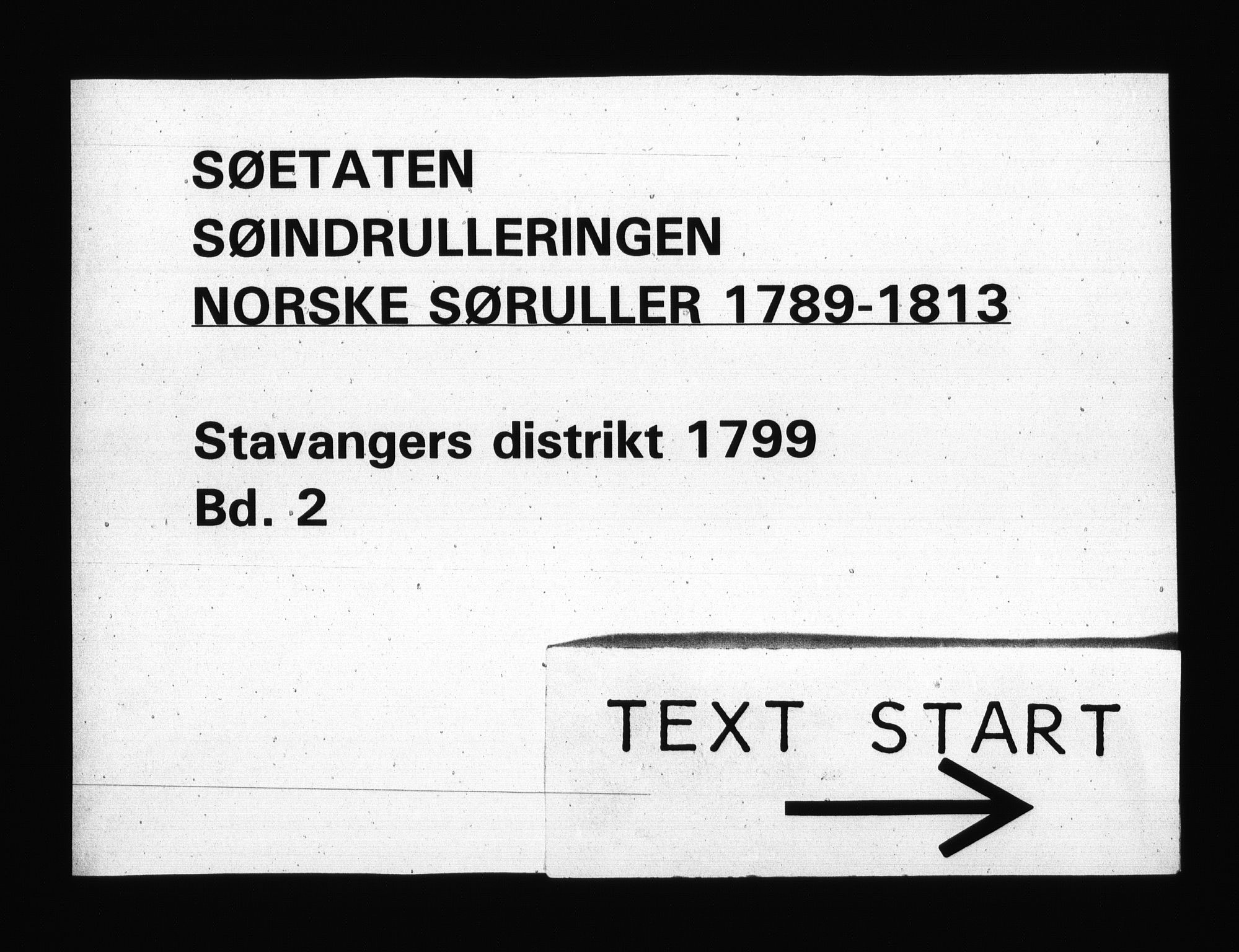 Sjøetaten, RA/EA-3110/F/L0276: Stavanger distrikt, bind 2, 1799