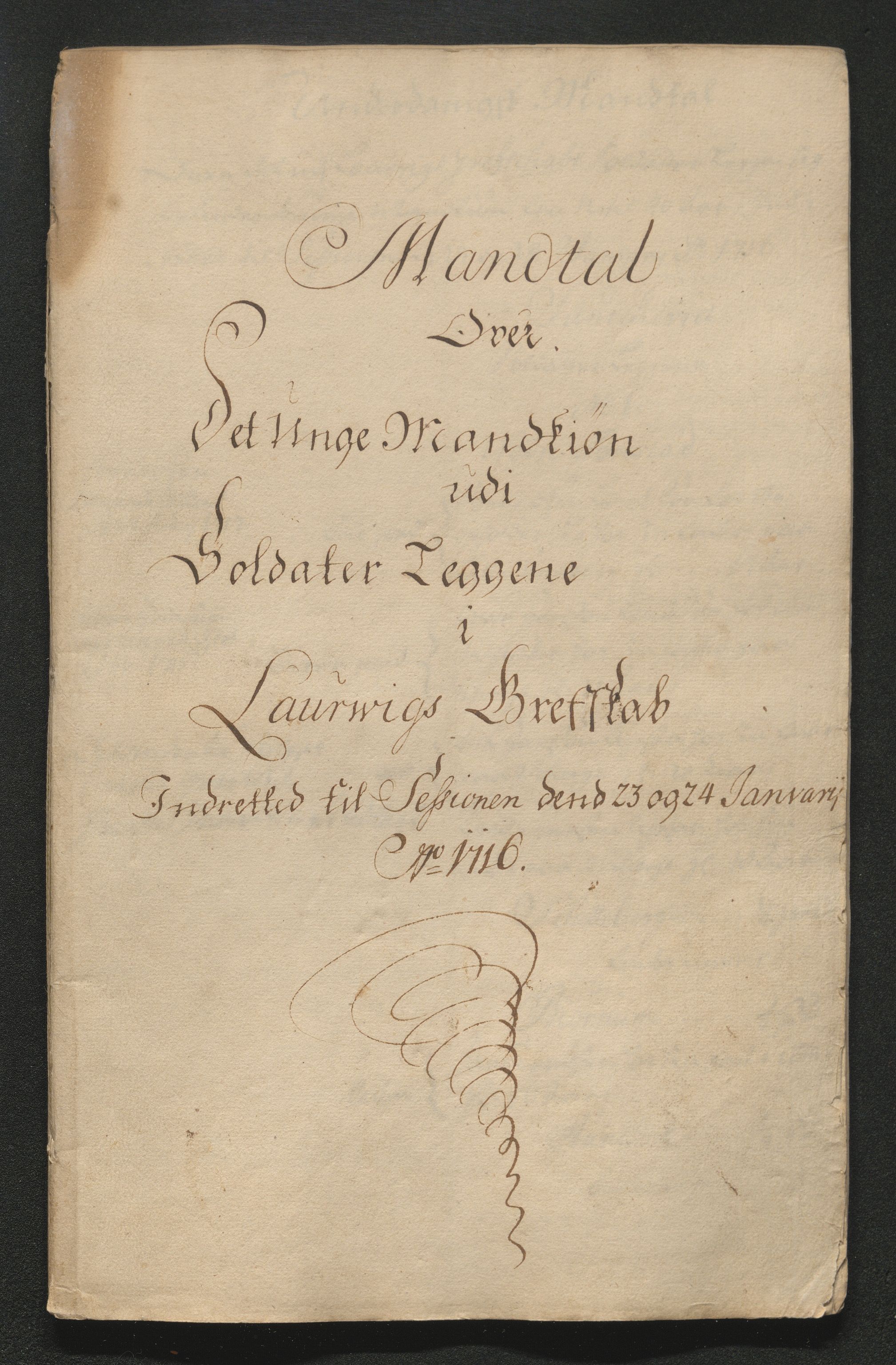 Larvik grevskap, AV/SAKO-A-1056/F/Ff/Ffa/L0001: Ruller og manntall, 1708-1734, s. 136