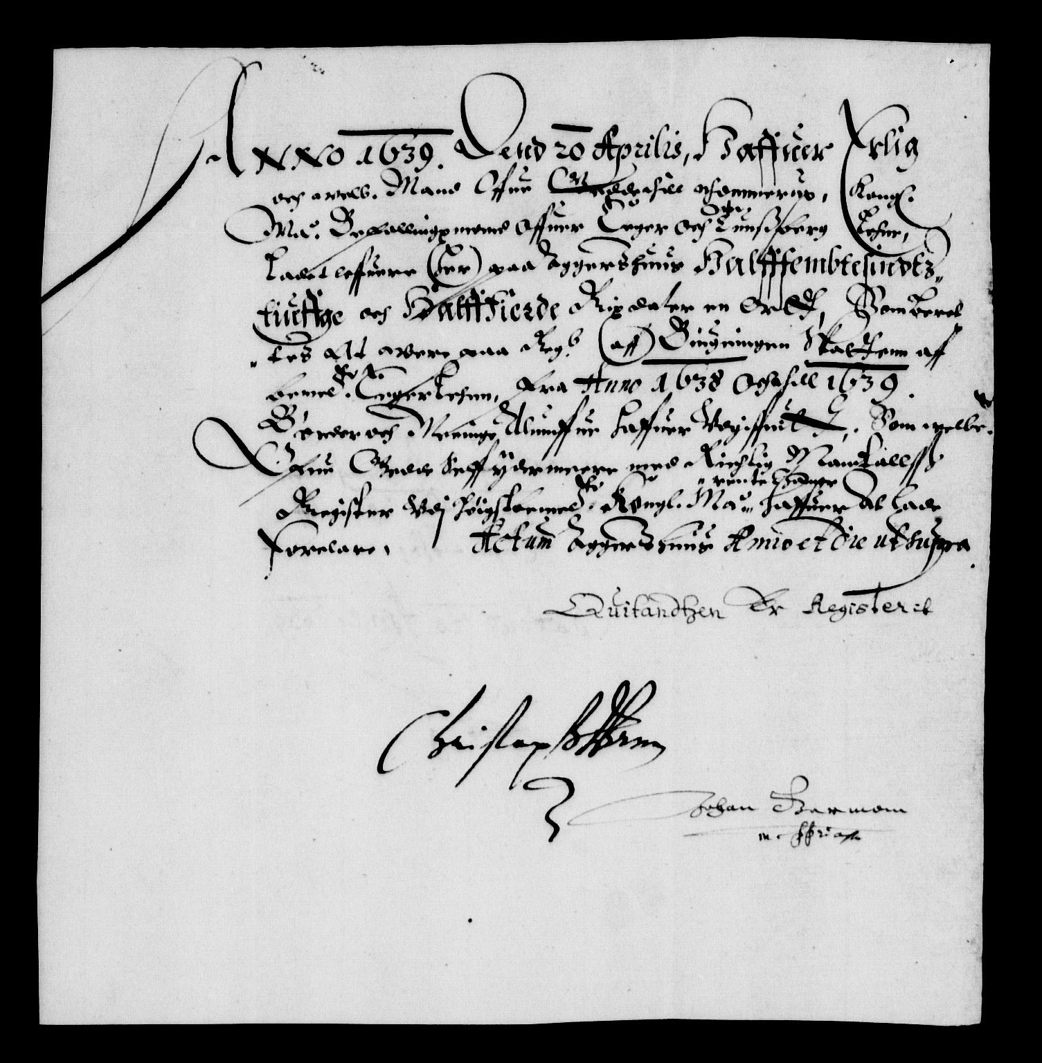 Rentekammeret inntil 1814, Reviderte regnskaper, Lensregnskaper, AV/RA-EA-5023/R/Rb/Rbm/L0004: Eiker len, 1626-1640