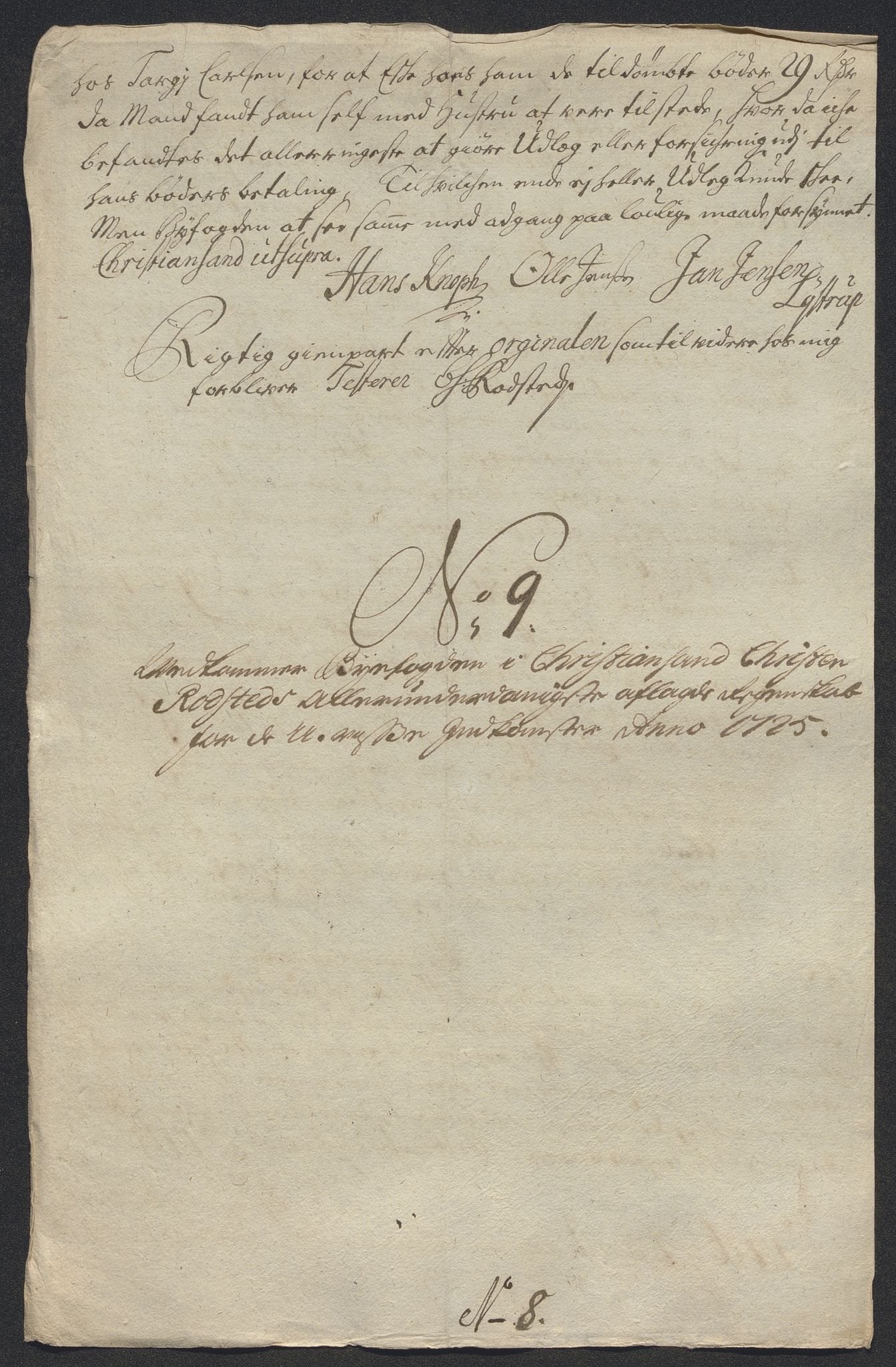 Rentekammeret inntil 1814, Reviderte regnskaper, Byregnskaper, AV/RA-EA-4066/R/Rm/L0286: [M19] Sikt og sakefall, 1719-1727, s. 407
