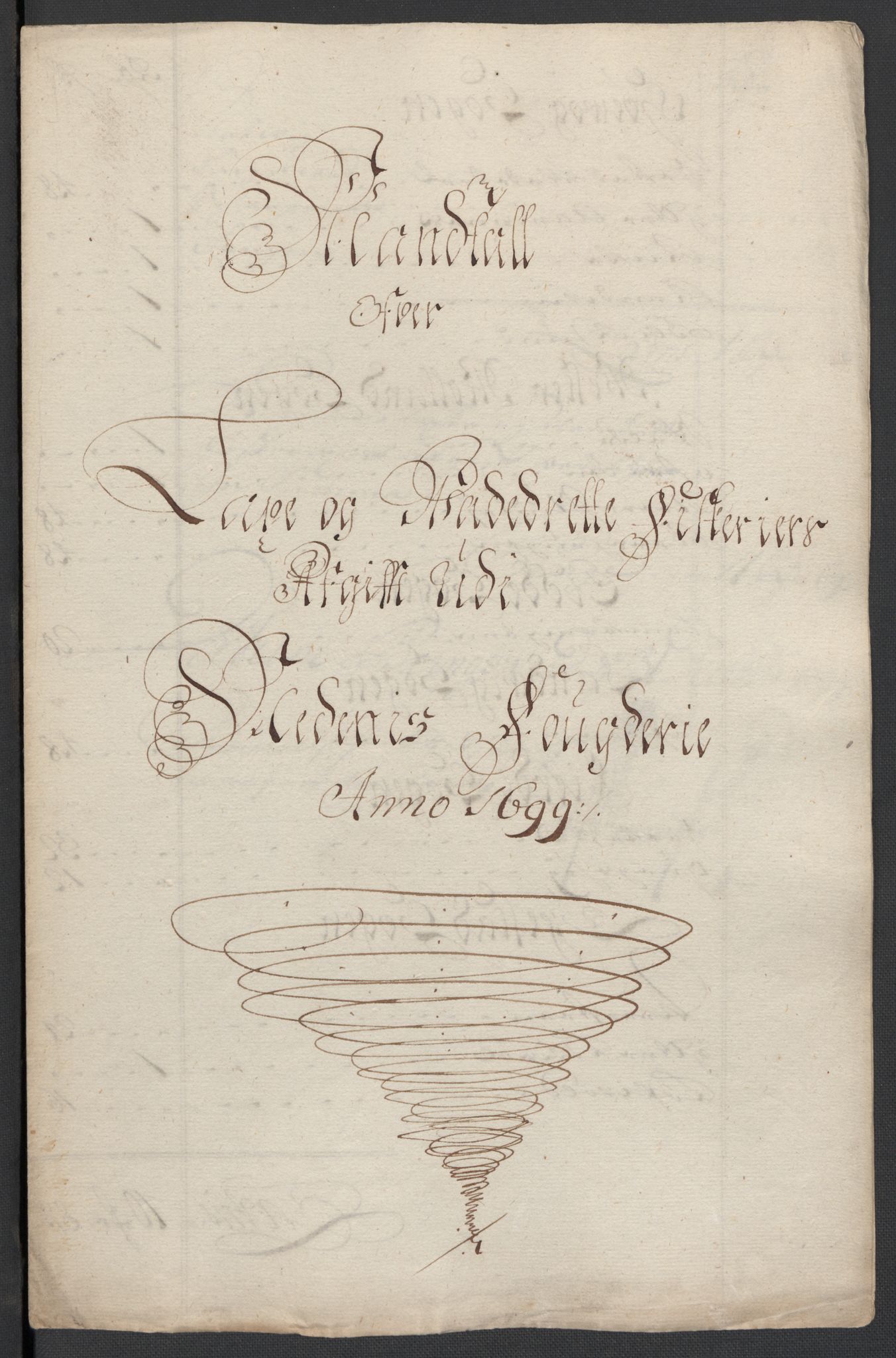 Rentekammeret inntil 1814, Reviderte regnskaper, Fogderegnskap, AV/RA-EA-4092/R39/L2314: Fogderegnskap Nedenes, 1698-1699, s. 281