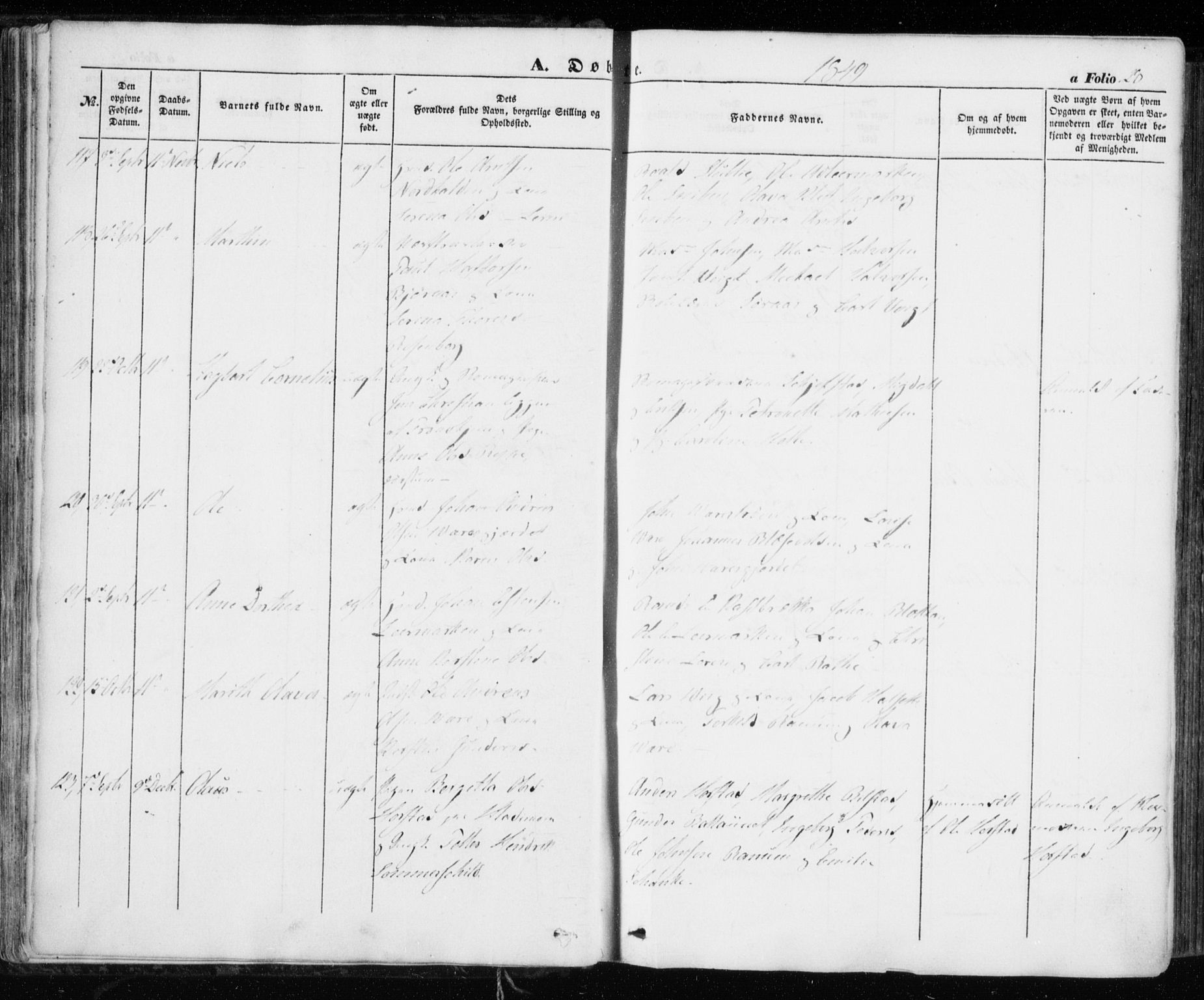 Ministerialprotokoller, klokkerbøker og fødselsregistre - Sør-Trøndelag, SAT/A-1456/606/L0291: Ministerialbok nr. 606A06, 1848-1856, s. 28