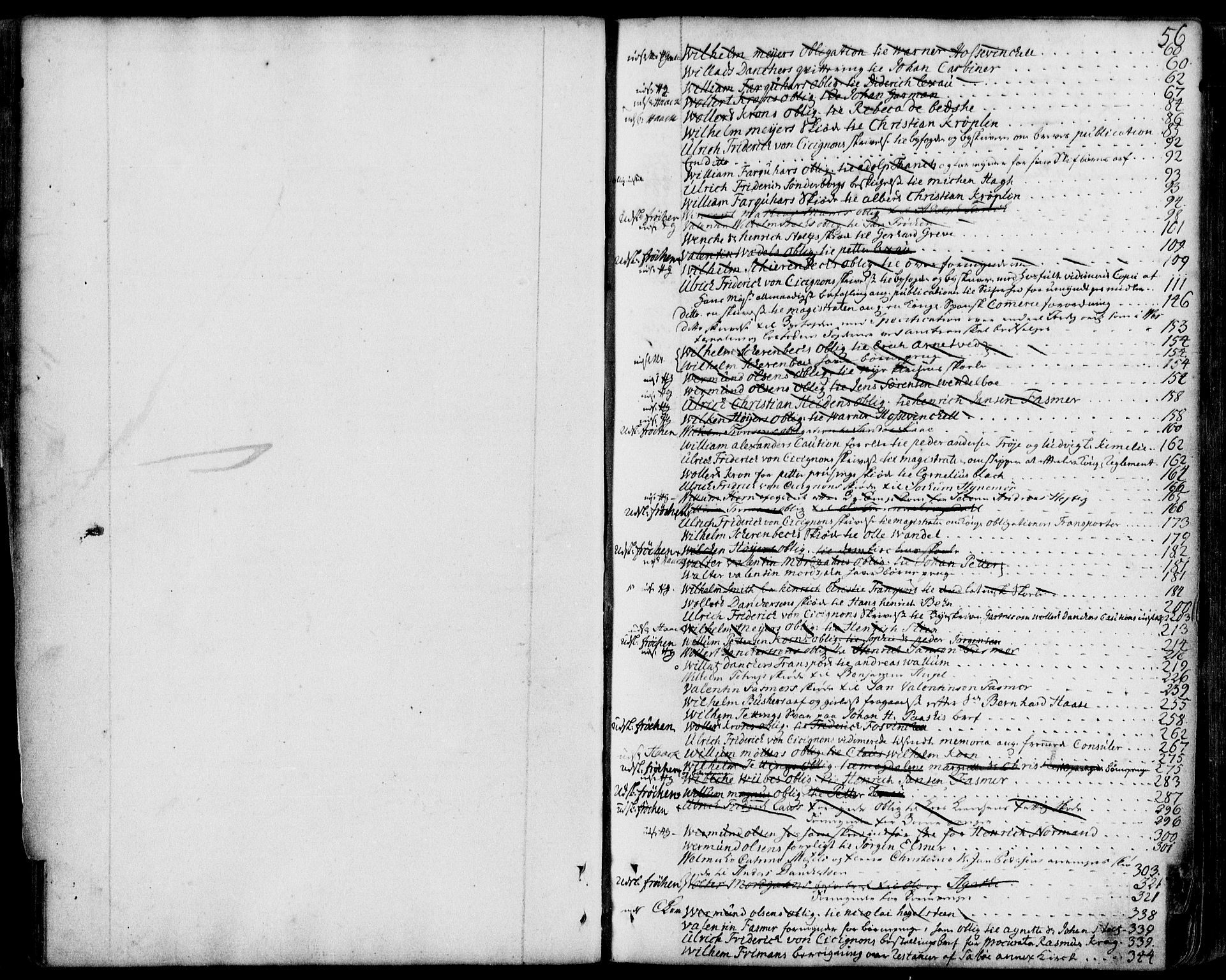 Byfogd og Byskriver i Bergen, SAB/A-3401/03/03Ba/L0015a: Pantebok nr. II.B.a.15, 1759-1769, s. 56