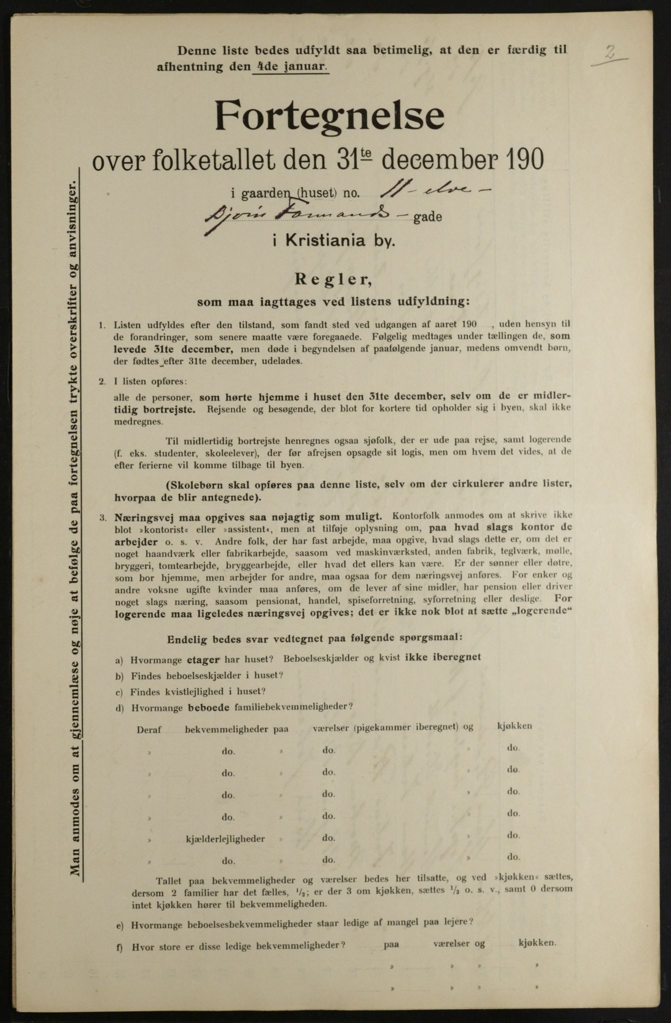 OBA, Kommunal folketelling 31.12.1901 for Kristiania kjøpstad, 1901, s. 1112