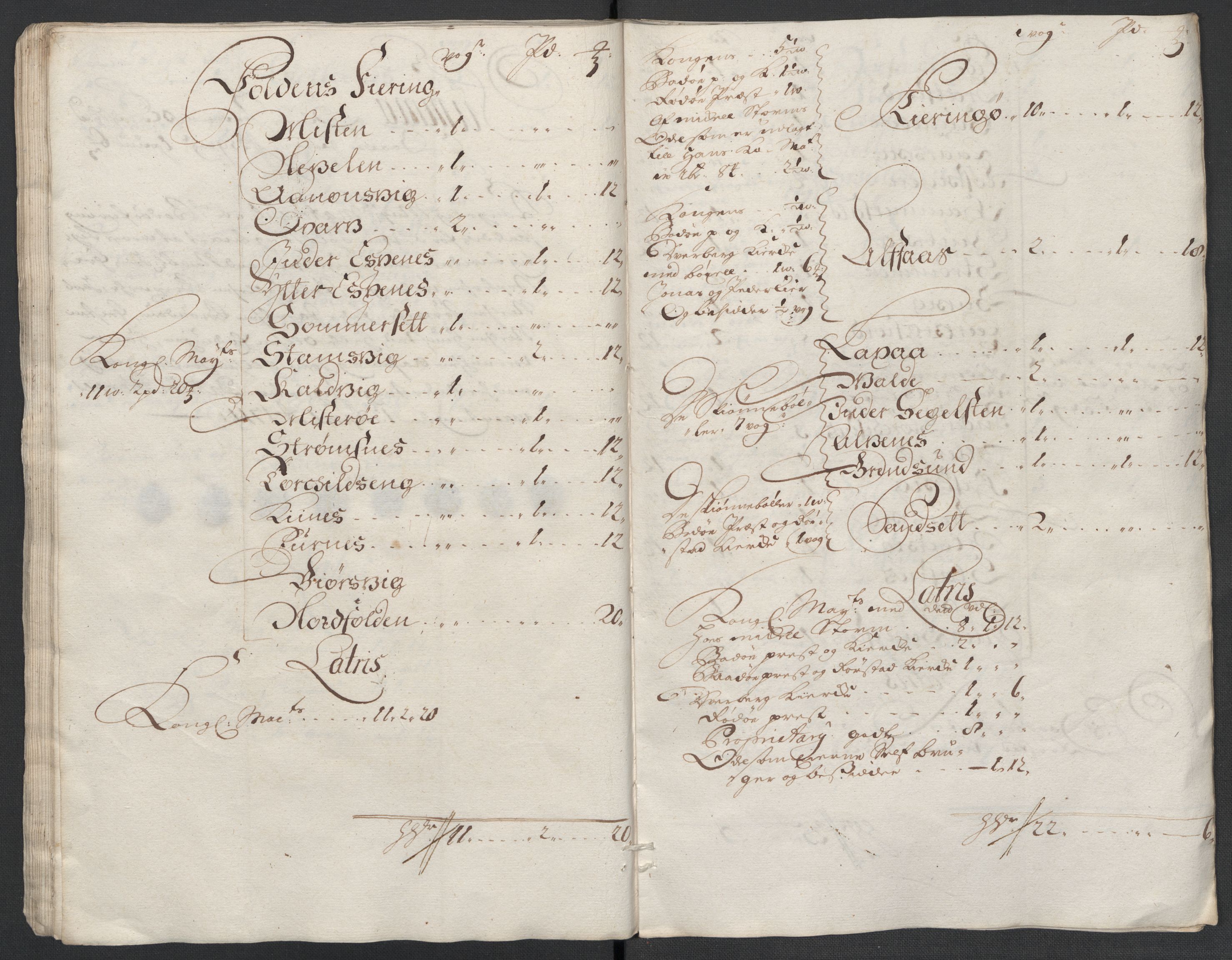 Rentekammeret inntil 1814, Reviderte regnskaper, Fogderegnskap, AV/RA-EA-4092/R66/L4582: Fogderegnskap Salten, 1711-1712, s. 41