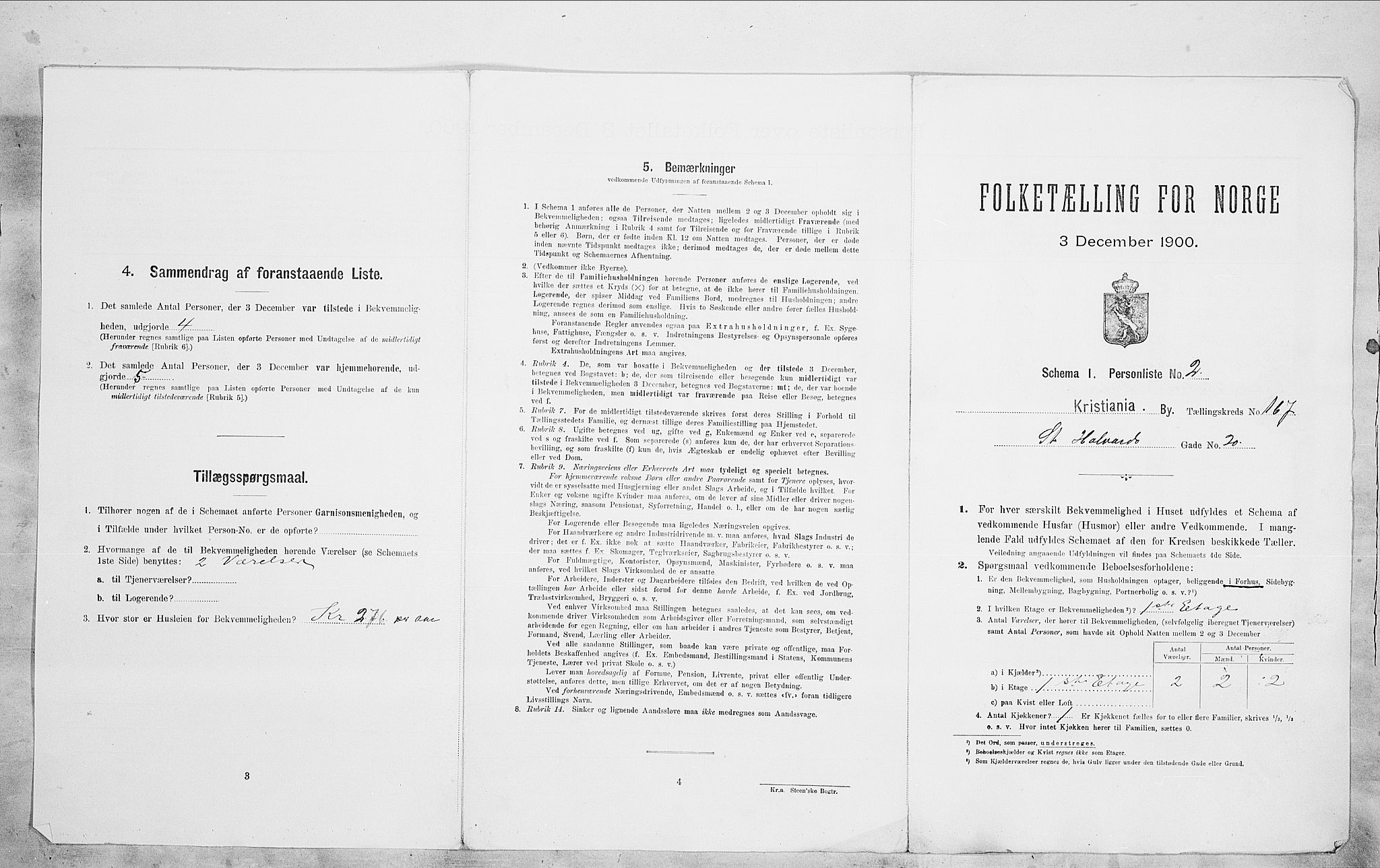 SAO, Folketelling 1900 for 0301 Kristiania kjøpstad, 1900, s. 89341