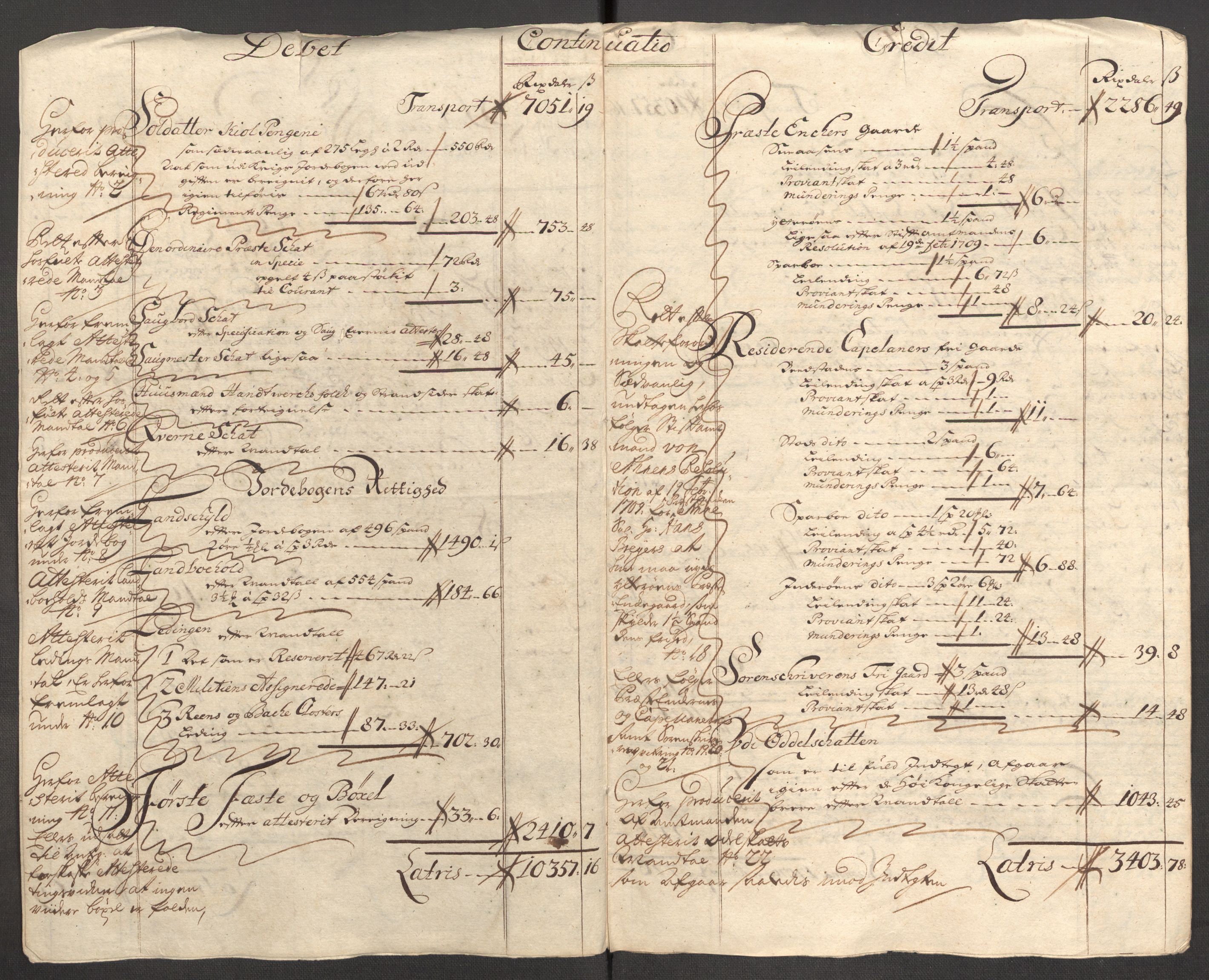 Rentekammeret inntil 1814, Reviderte regnskaper, Fogderegnskap, AV/RA-EA-4092/R63/L4316: Fogderegnskap Inderøy, 1708, s. 20
