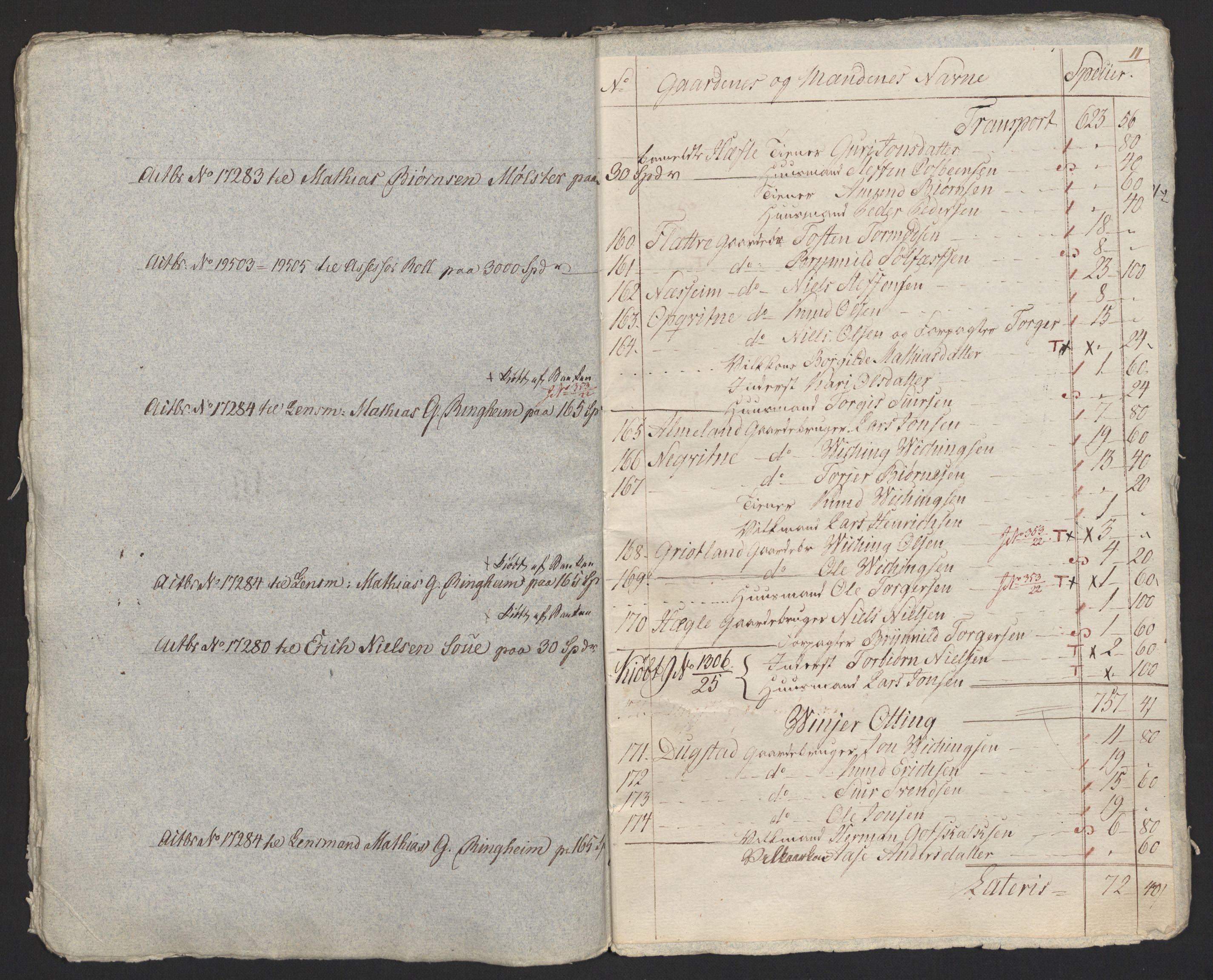 Sølvskatten 1816, NOBA/SOLVSKATTEN/A/L0039: Bind 40: Nordhordland og Voss fogderi, 1816-1824, s. 113