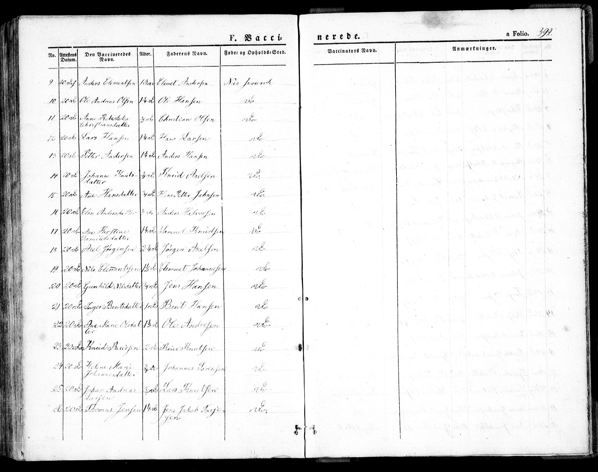 Holt sokneprestkontor, AV/SAK-1111-0021/F/Fa/L0007: Ministerialbok nr. A 7, 1836-1848, s. 392