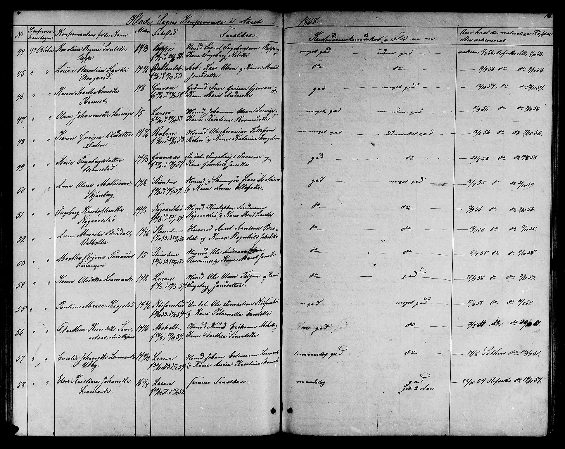 Ministerialprotokoller, klokkerbøker og fødselsregistre - Sør-Trøndelag, SAT/A-1456/606/L0311: Klokkerbok nr. 606C07, 1860-1877, s. 186