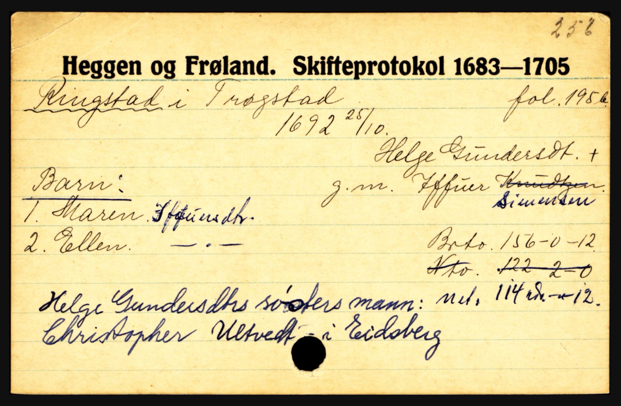 Heggen og Frøland sorenskriveri I, SAO/A-11556/H, 1667-1811, s. 4893