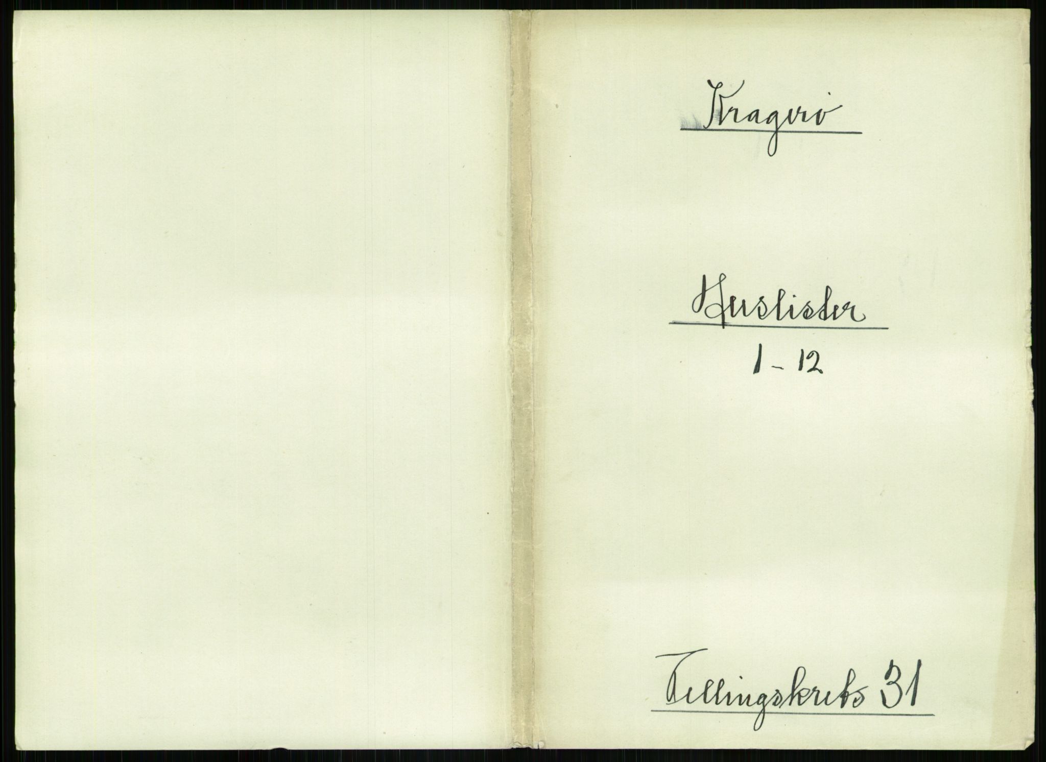 RA, Folketelling 1891 for 0801 Kragerø kjøpstad, 1891, s. 1114