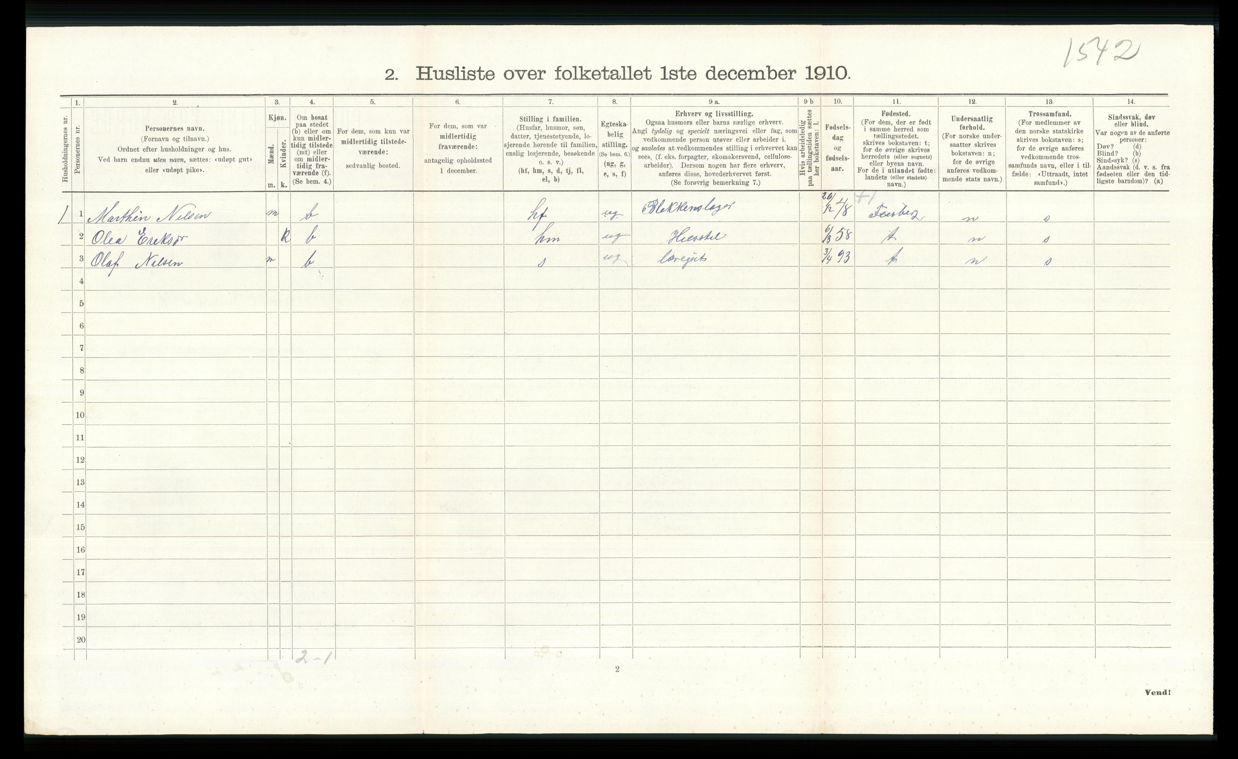 RA, Folketelling 1910 for 0520 Ringebu herred, 1910, s. 621