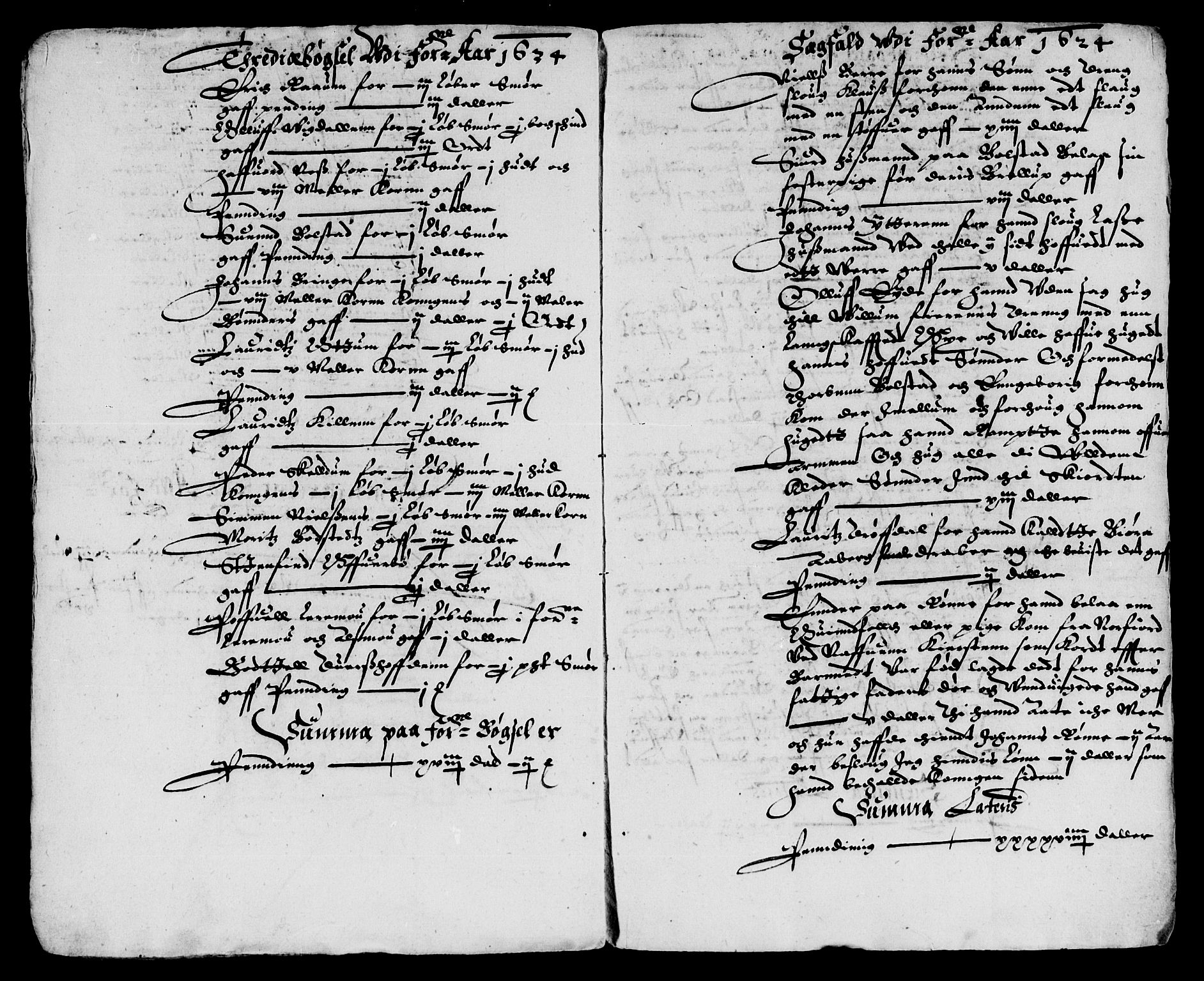 Rentekammeret inntil 1814, Reviderte regnskaper, Lensregnskaper, AV/RA-EA-5023/R/Rb/Rbt/L0037: Bergenhus len, 1623-1625