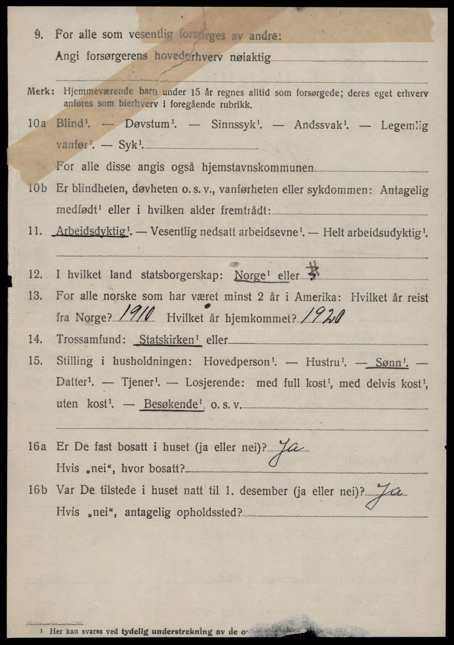 SAT, Folketelling 1920 for 1519 Volda herred, 1920, s. 8895