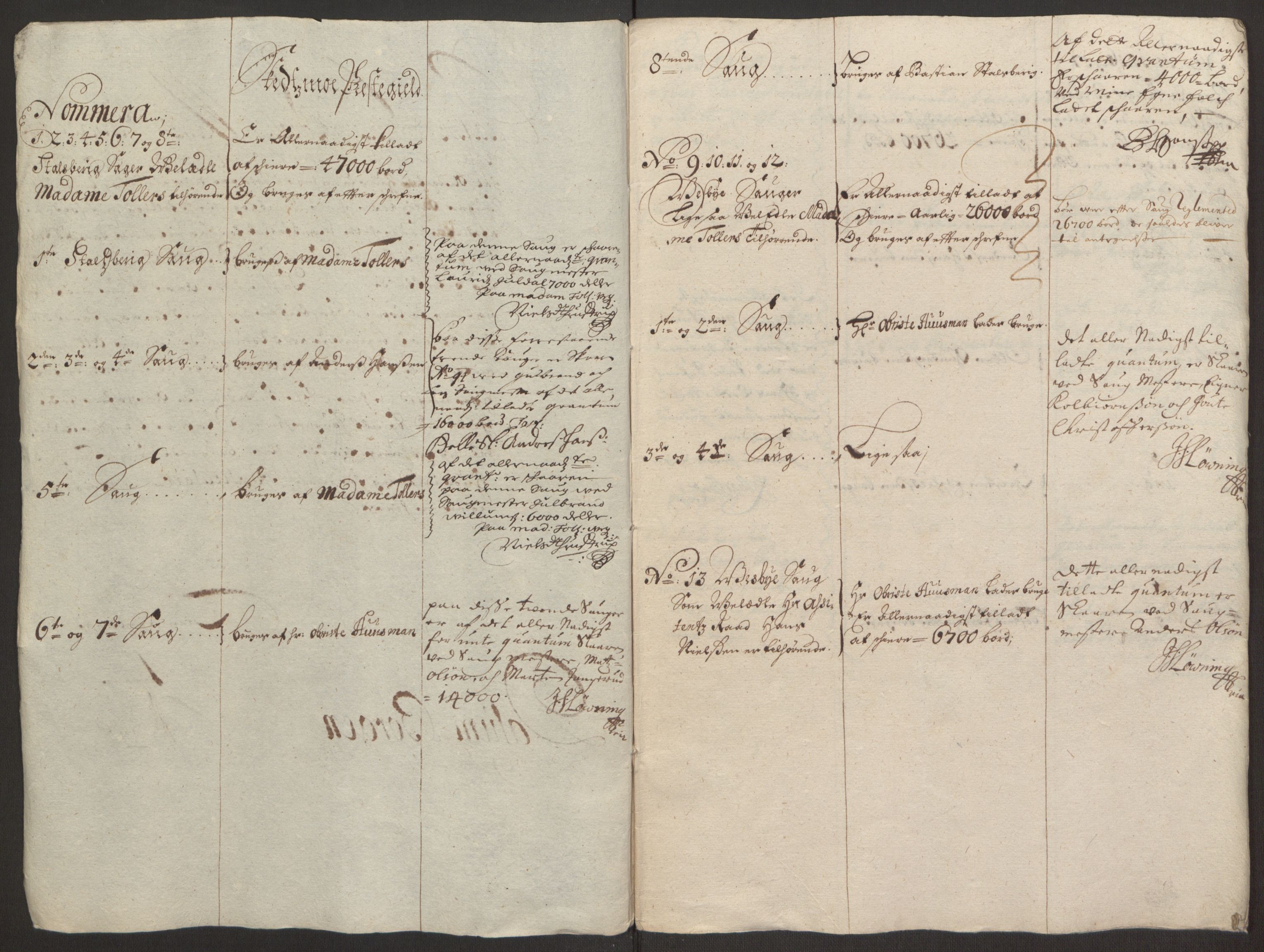 Rentekammeret inntil 1814, Reviderte regnskaper, Fogderegnskap, RA/EA-4092/R11/L0579: Fogderegnskap Nedre Romerike, 1694-1695, s. 189