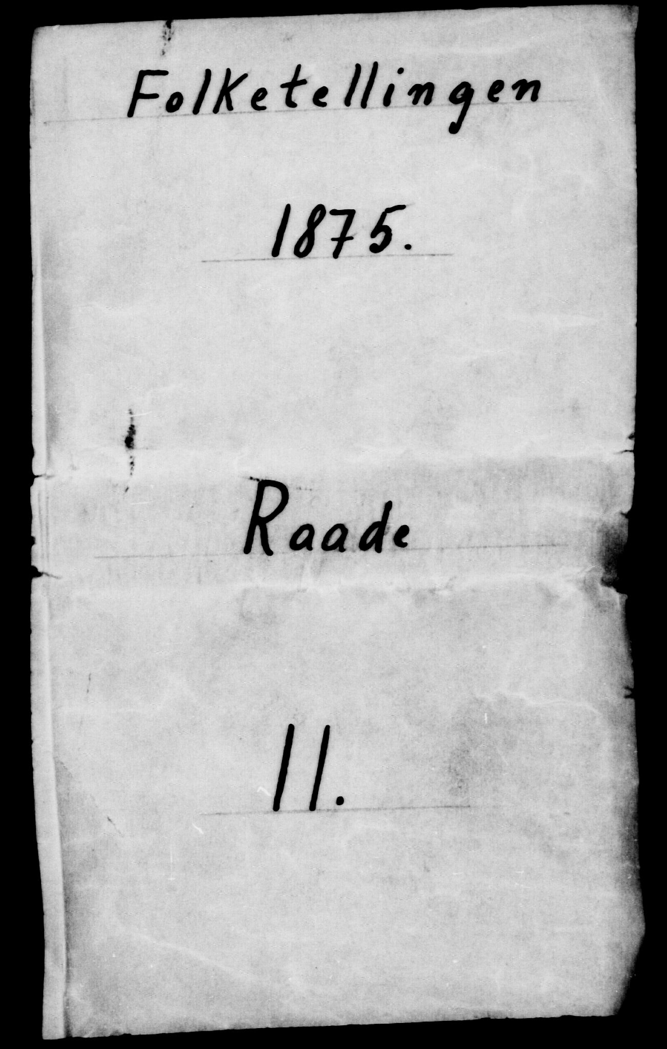 RA, Folketelling 1875 for 0135P Råde prestegjeld, 1875, s. 28