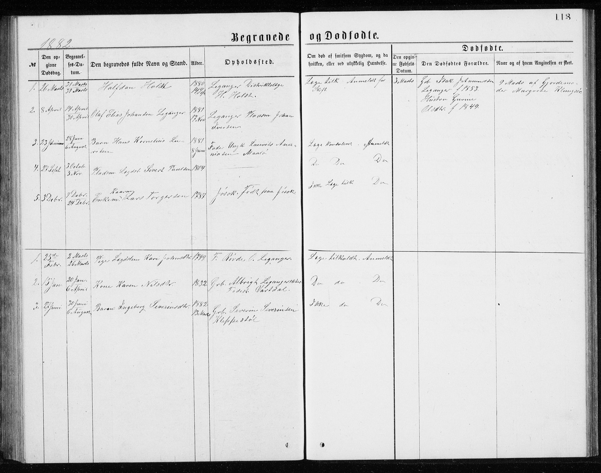 Ministerialprotokoller, klokkerbøker og fødselsregistre - Møre og Romsdal, SAT/A-1454/508/L0097: Klokkerbok nr. 508C01, 1873-1897, s. 113