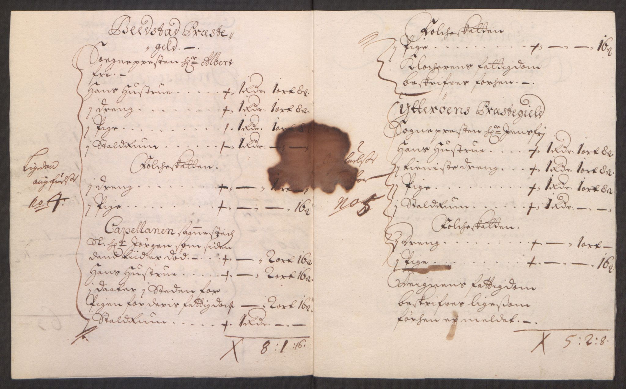 Rentekammeret inntil 1814, Reviderte regnskaper, Fogderegnskap, AV/RA-EA-4092/R63/L4309: Fogderegnskap Inderøy, 1695-1697, s. 284