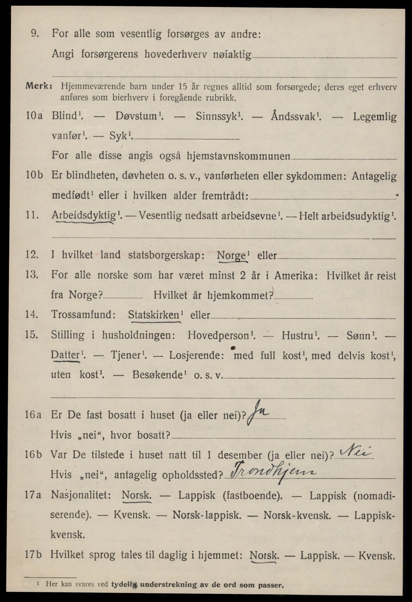 SAT, Folketelling 1920 for 1624 Rissa herred, 1920, s. 2958