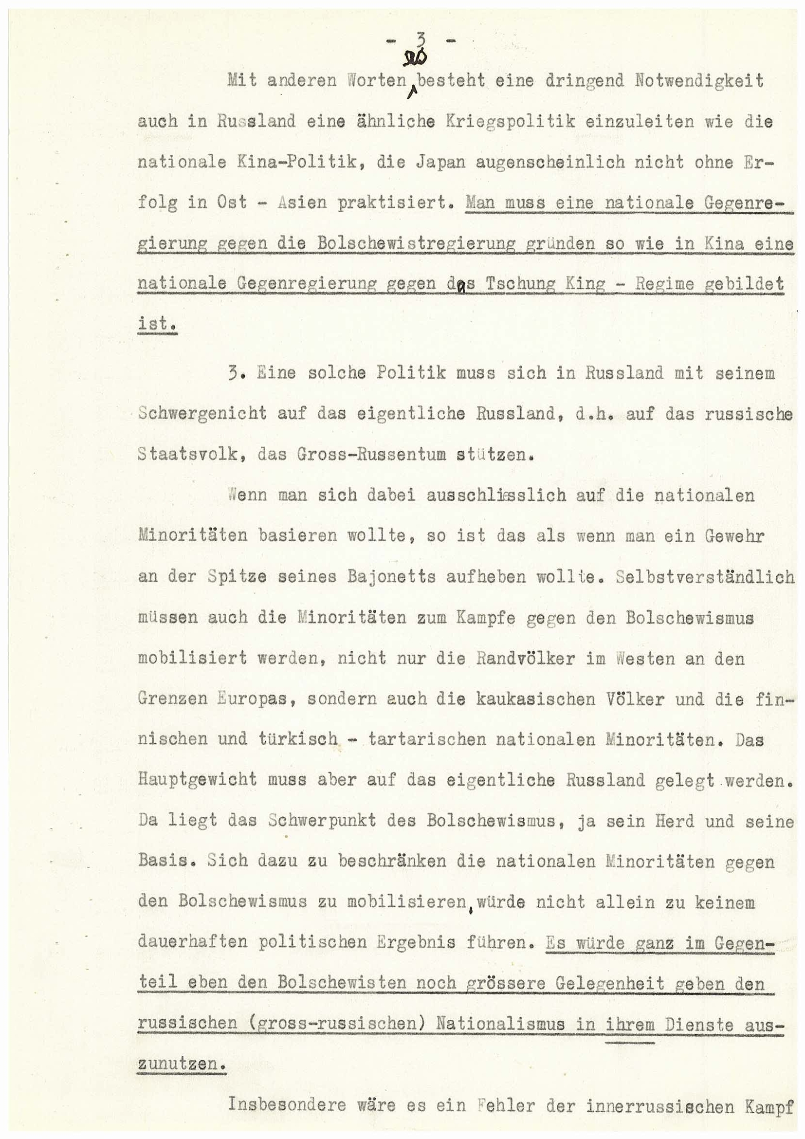 Førerens og ministerpresidentens kanselli. Utenriksavdelingen, AV/RA-S-3485/D/L0026/0007: -- / "Denkschrift über die russische Frage" av Vidkun Quisling. Udatert., s. 5