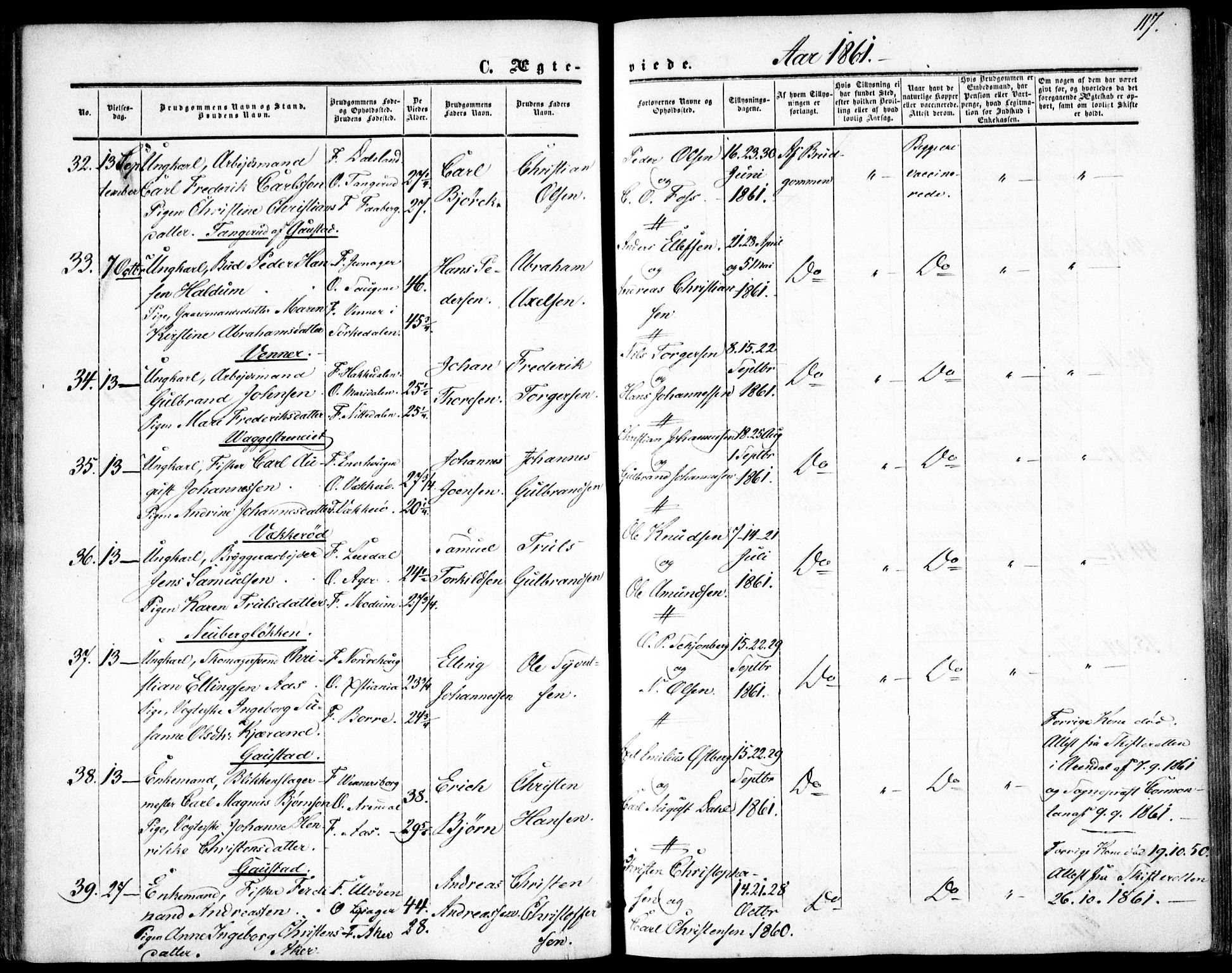 Vestre Aker prestekontor Kirkebøker, AV/SAO-A-10025/F/Fa/L0002: Ministerialbok nr. 2, 1855-1877, s. 117