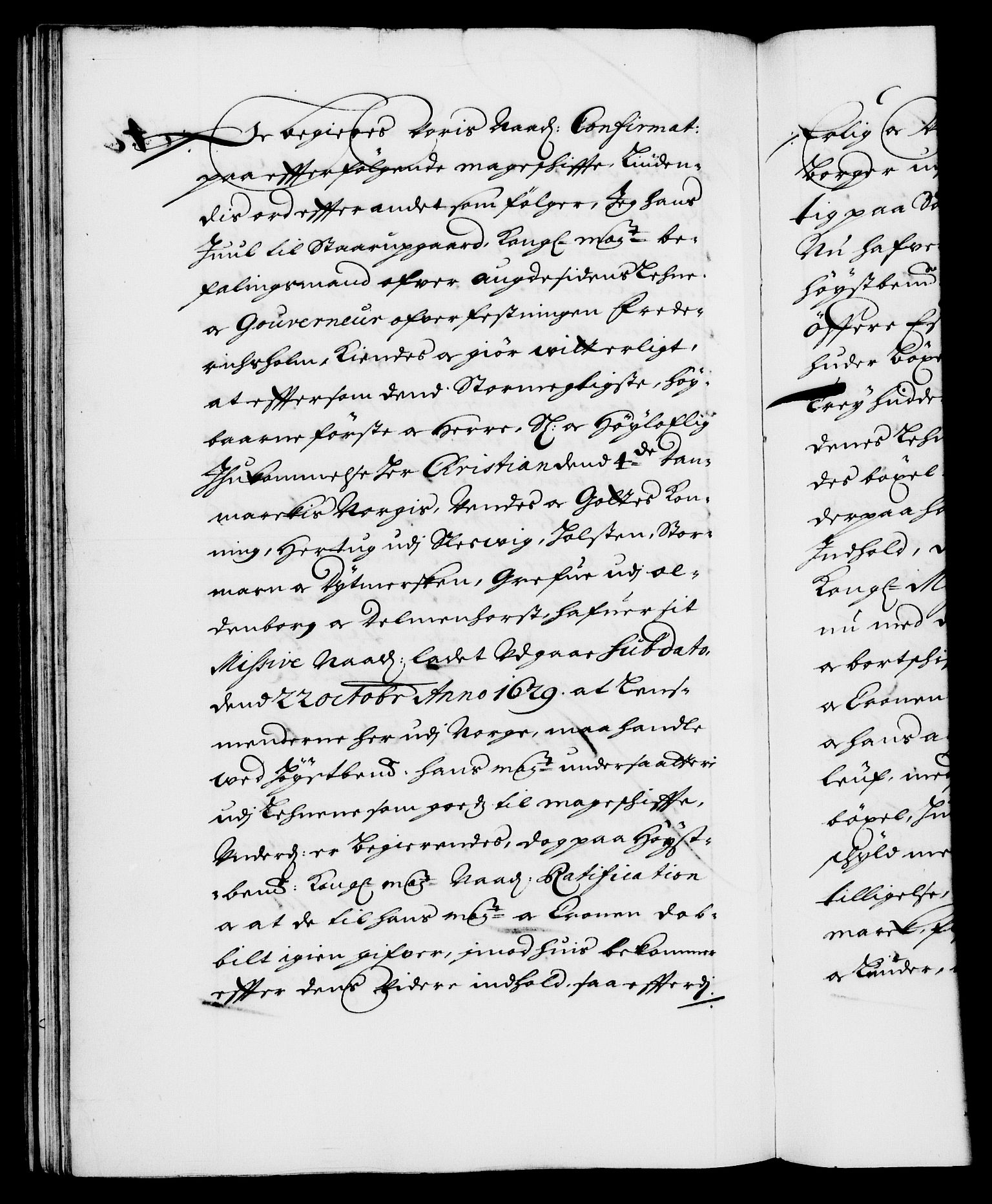Danske Kanselli 1572-1799, RA/EA-3023/F/Fc/Fca/Fcaa/L0009: Norske registre (mikrofilm), 1657-1660, s. 242b