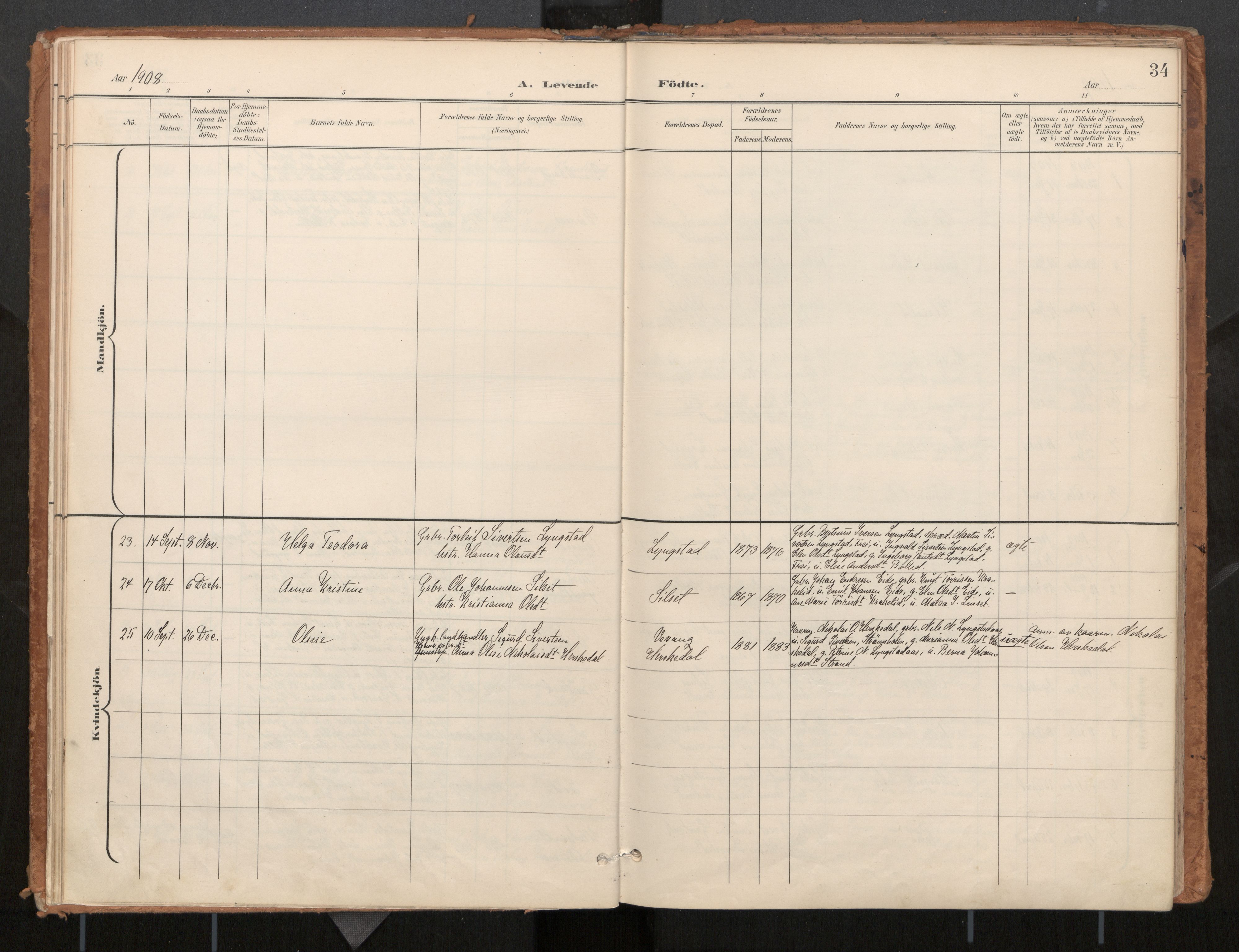 Ministerialprotokoller, klokkerbøker og fødselsregistre - Møre og Romsdal, AV/SAT-A-1454/571/L0836a: Ministerialbok nr. 571A02, 1898-1910, s. 34