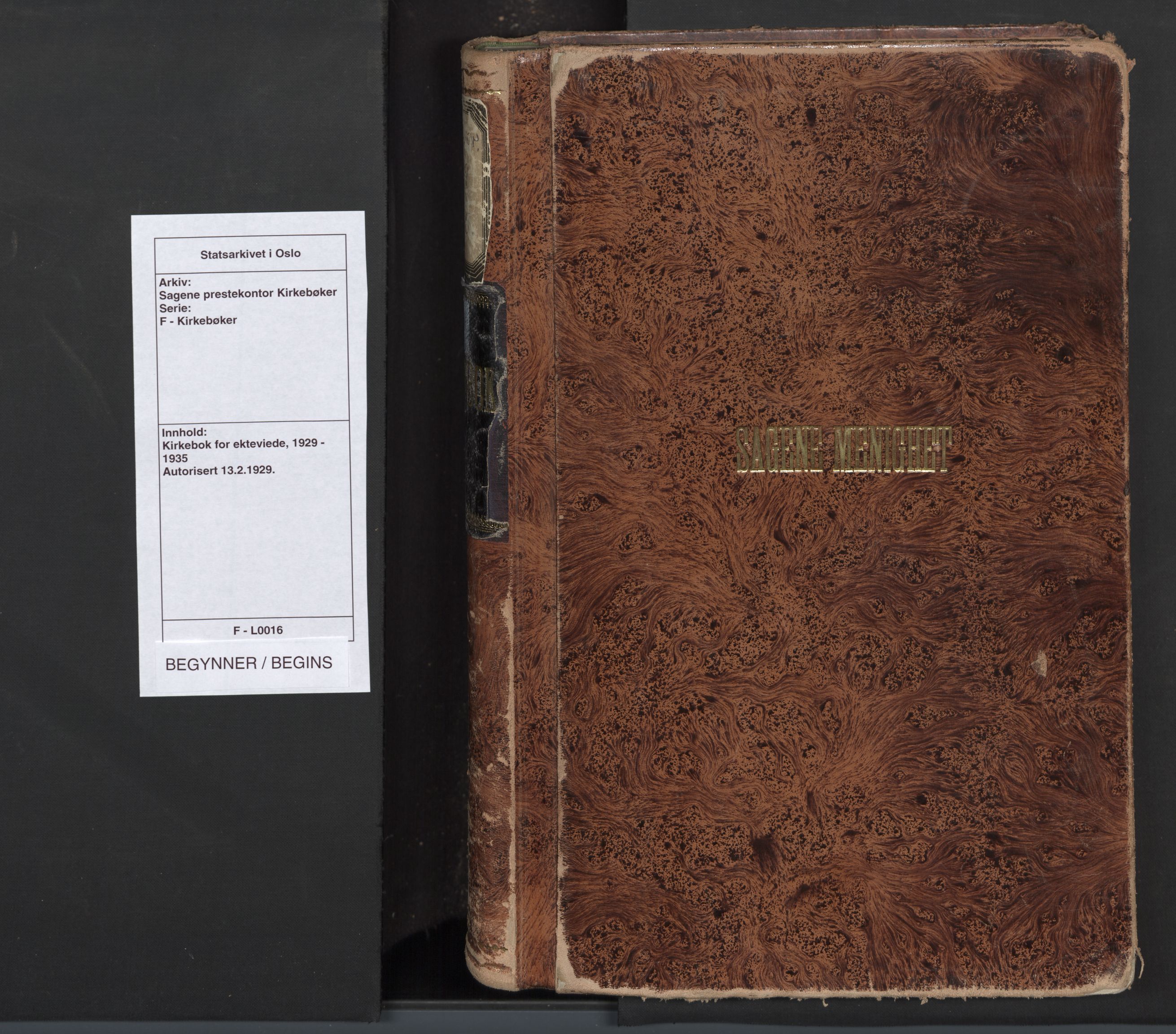 Sagene prestekontor Kirkebøker, AV/SAO-A-10796/F/L0016: Ministerialbok nr. 16, 1929-1935