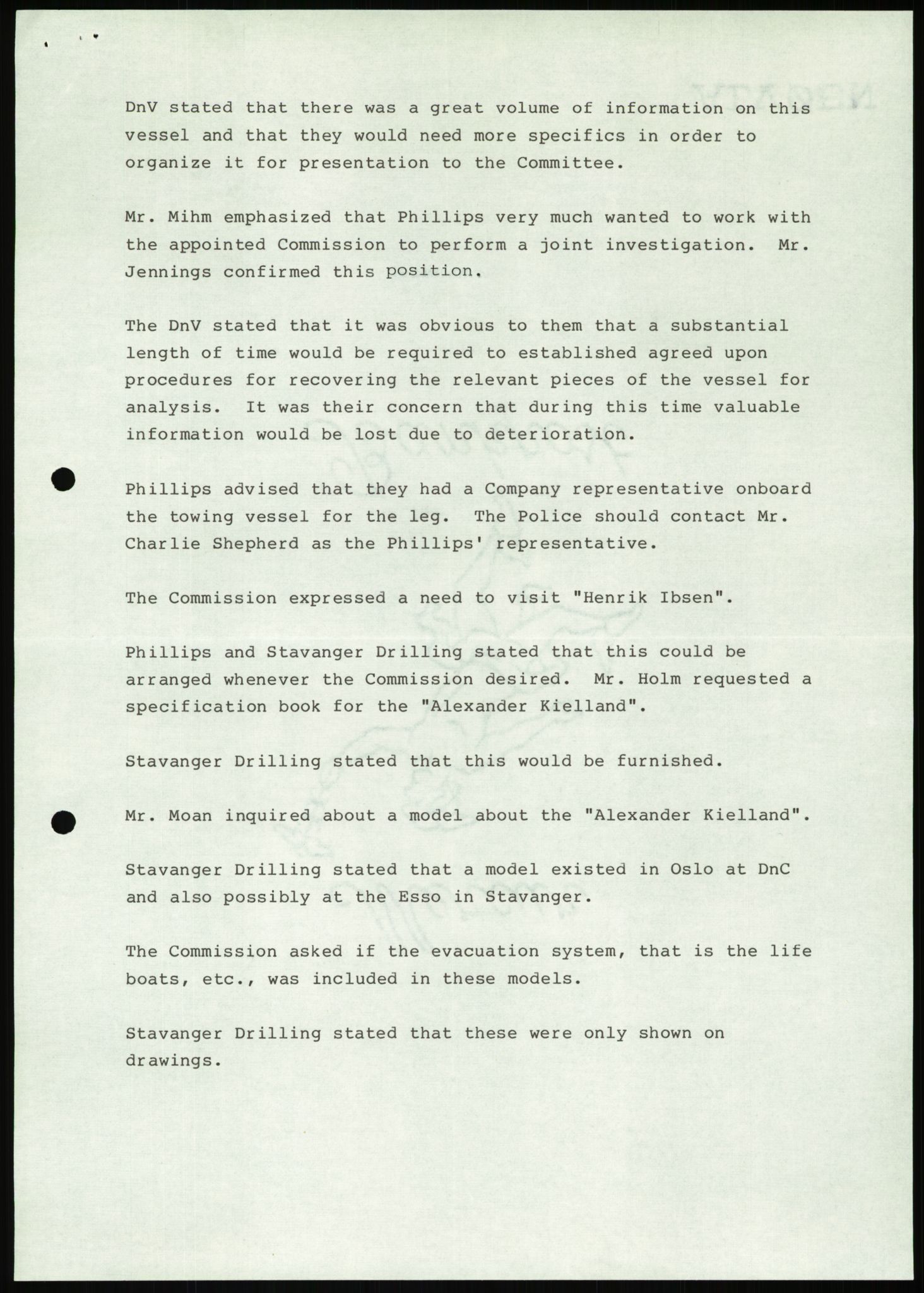 Justisdepartementet, Granskningskommisjonen ved Alexander Kielland-ulykken 27.3.1980, AV/RA-S-1165/D/L0007: B Stavanger Drilling A/S (Doku.liste + B1-B3 av av 4)/C Phillips Petroleum Company Norway (Doku.liste + C1-C12 av 12)/D Forex Neptune (Doku.liste + D1-D8 av 9), 1980-1981, s. 291