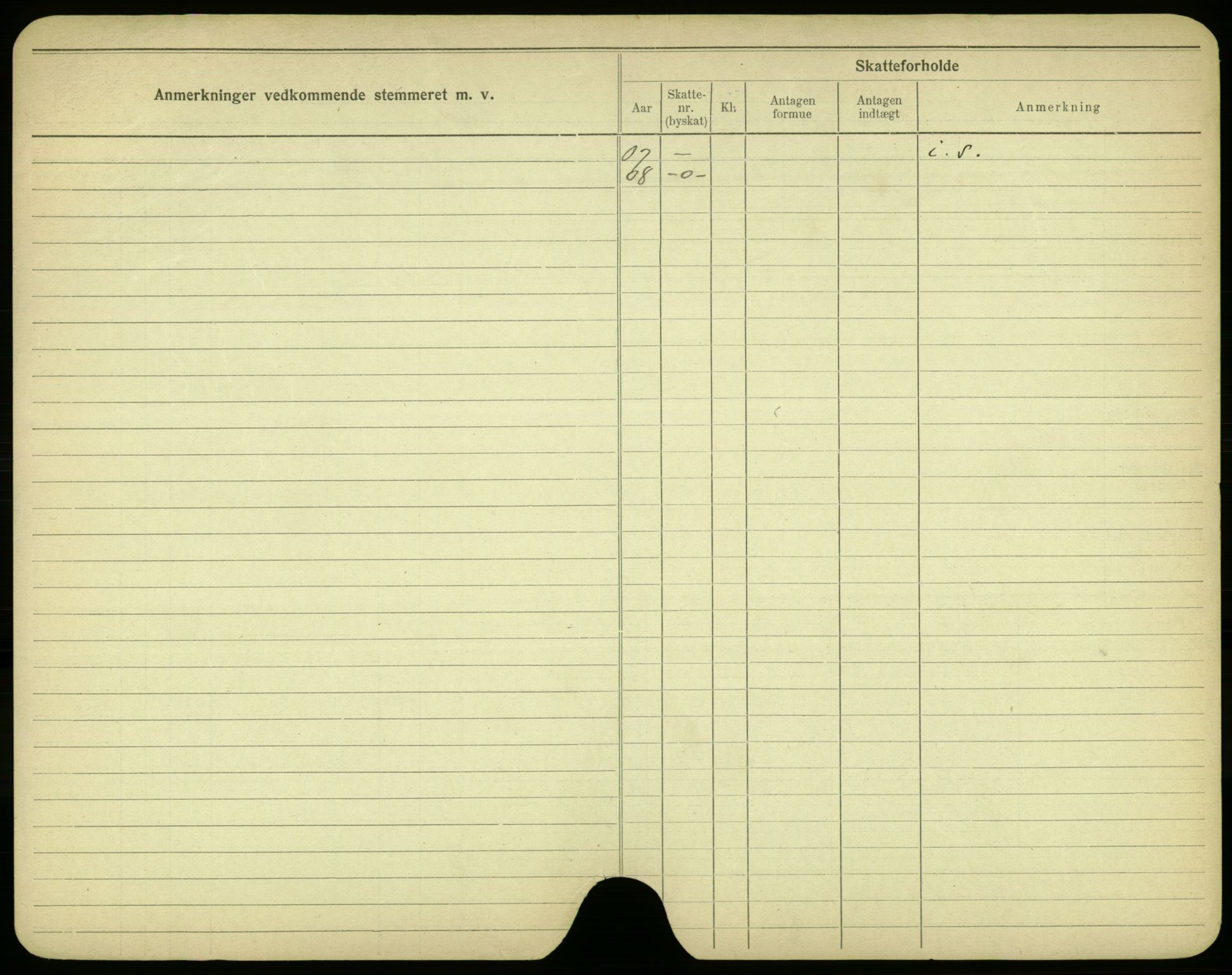 Oslo folkeregister, Registerkort, SAO/A-11715/F/Fa/Fac/L0005: Menn, 1906-1914, s. 852b