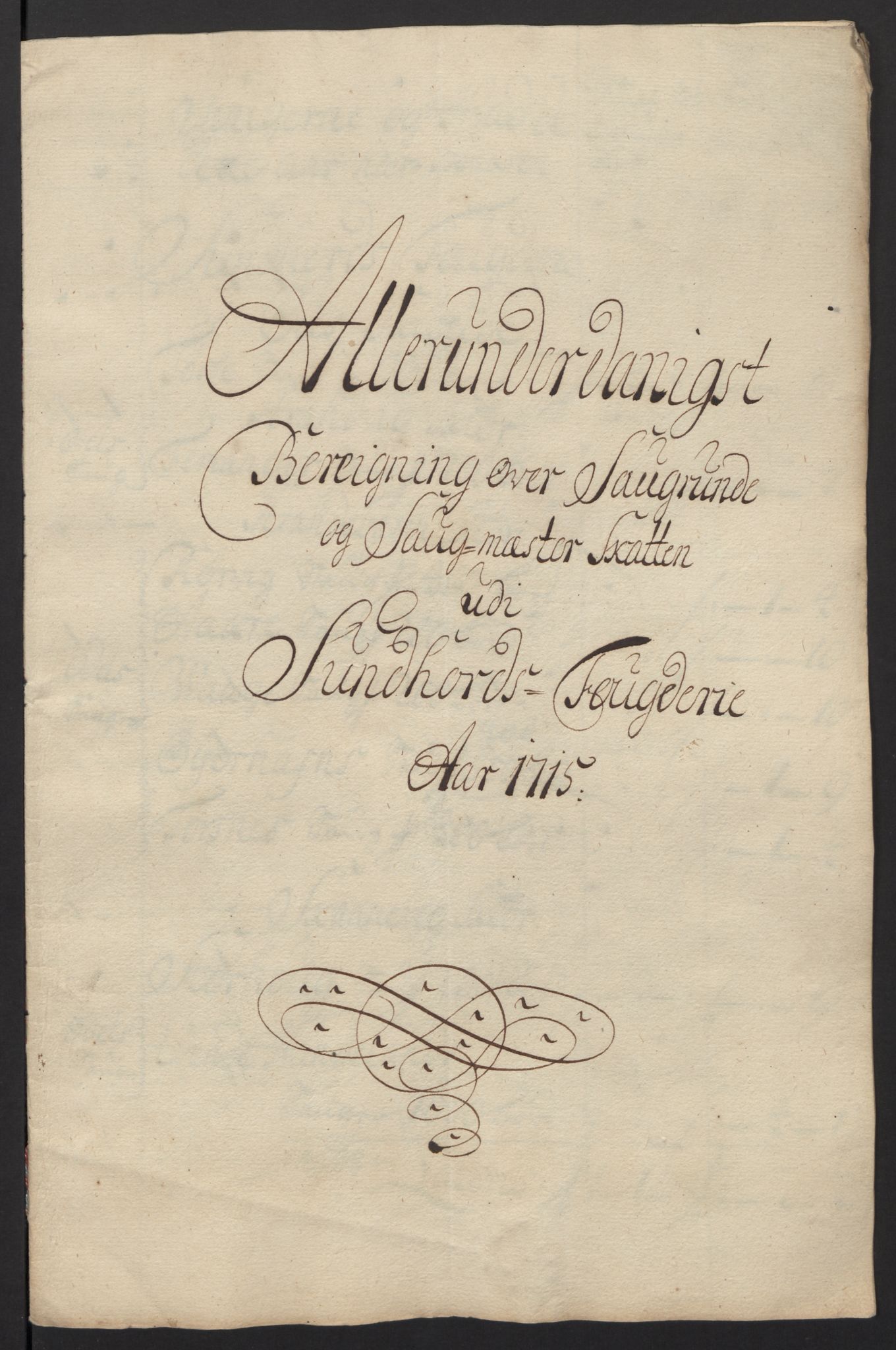 Rentekammeret inntil 1814, Reviderte regnskaper, Fogderegnskap, AV/RA-EA-4092/R48/L2991: Fogderegnskap Sunnhordland og Hardanger, 1715, s. 48