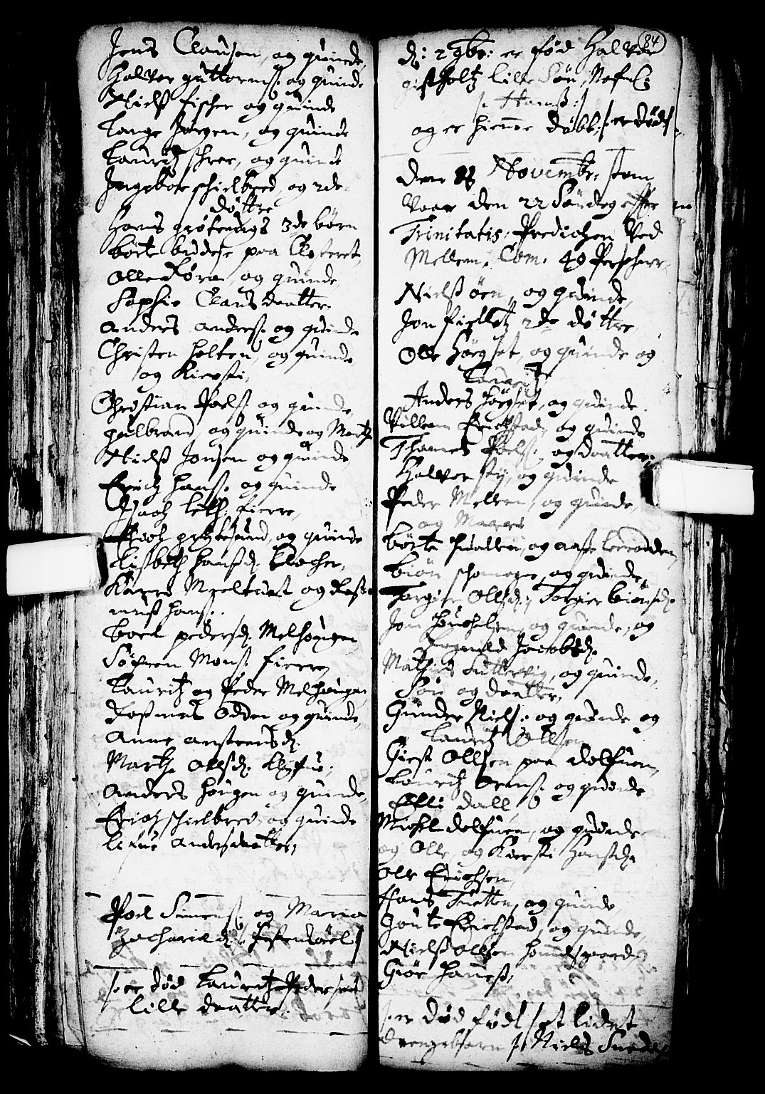 Solum kirkebøker, AV/SAKO-A-306/F/Fa/L0001: Ministerialbok nr. I 1, 1701-1716, s. 84