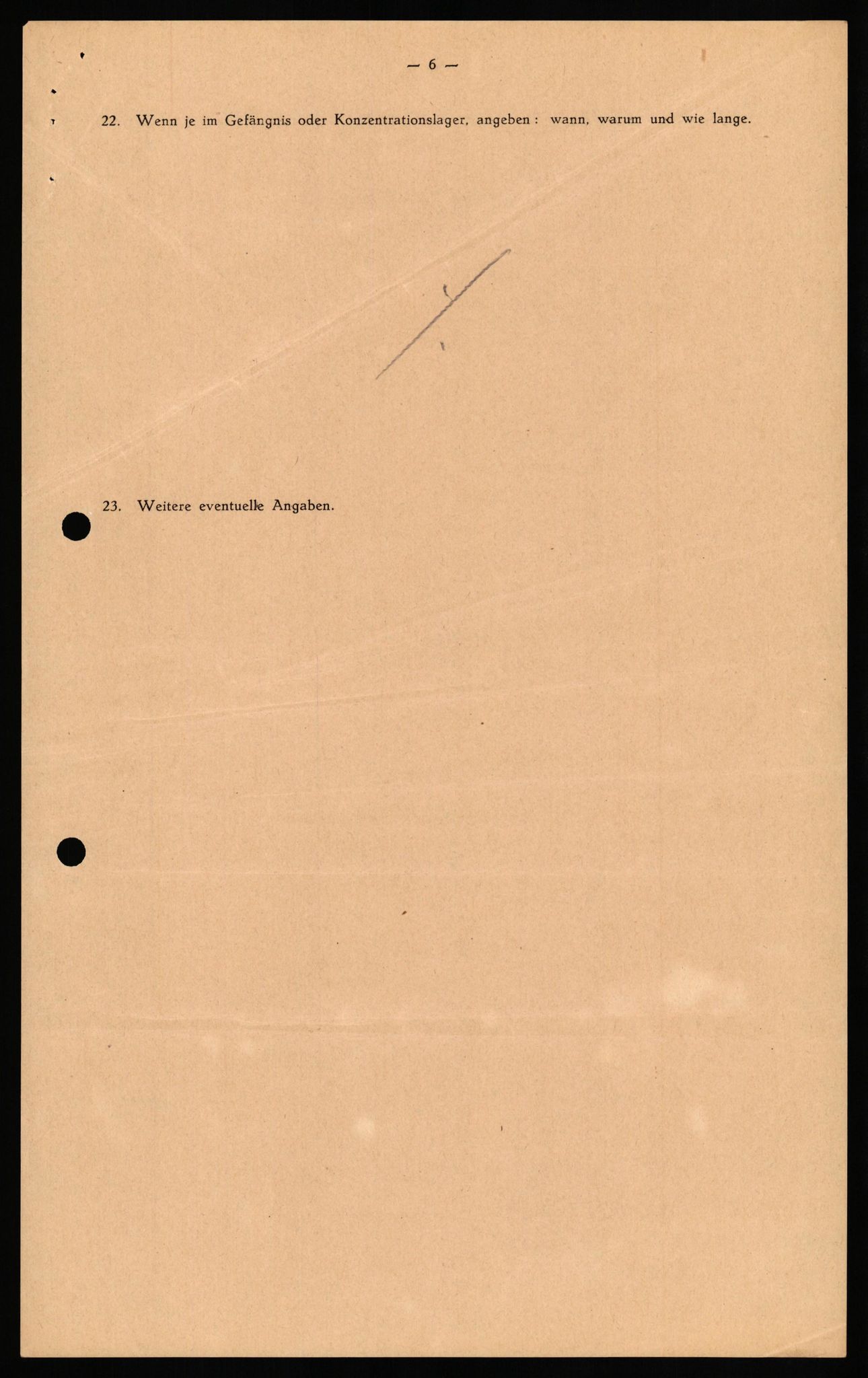 Forsvaret, Forsvarets overkommando II, AV/RA-RAFA-3915/D/Db/L0029: CI Questionaires. Tyske okkupasjonsstyrker i Norge. Tyskere., 1945-1946, s. 41