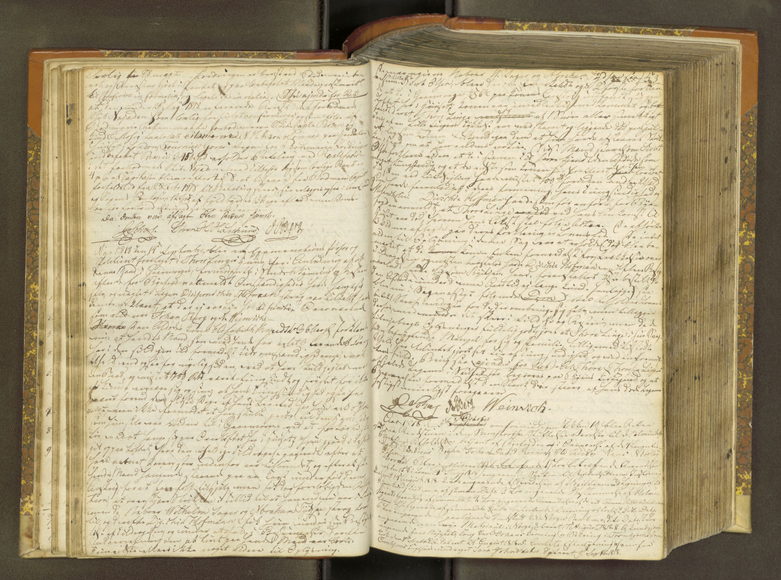 Kristiansund byfogd, AV/SAT-A-4587/A/01/L0008: Justisprotokoll. Aut. 31.12.1817, 1817-1829, s. 52b-53a