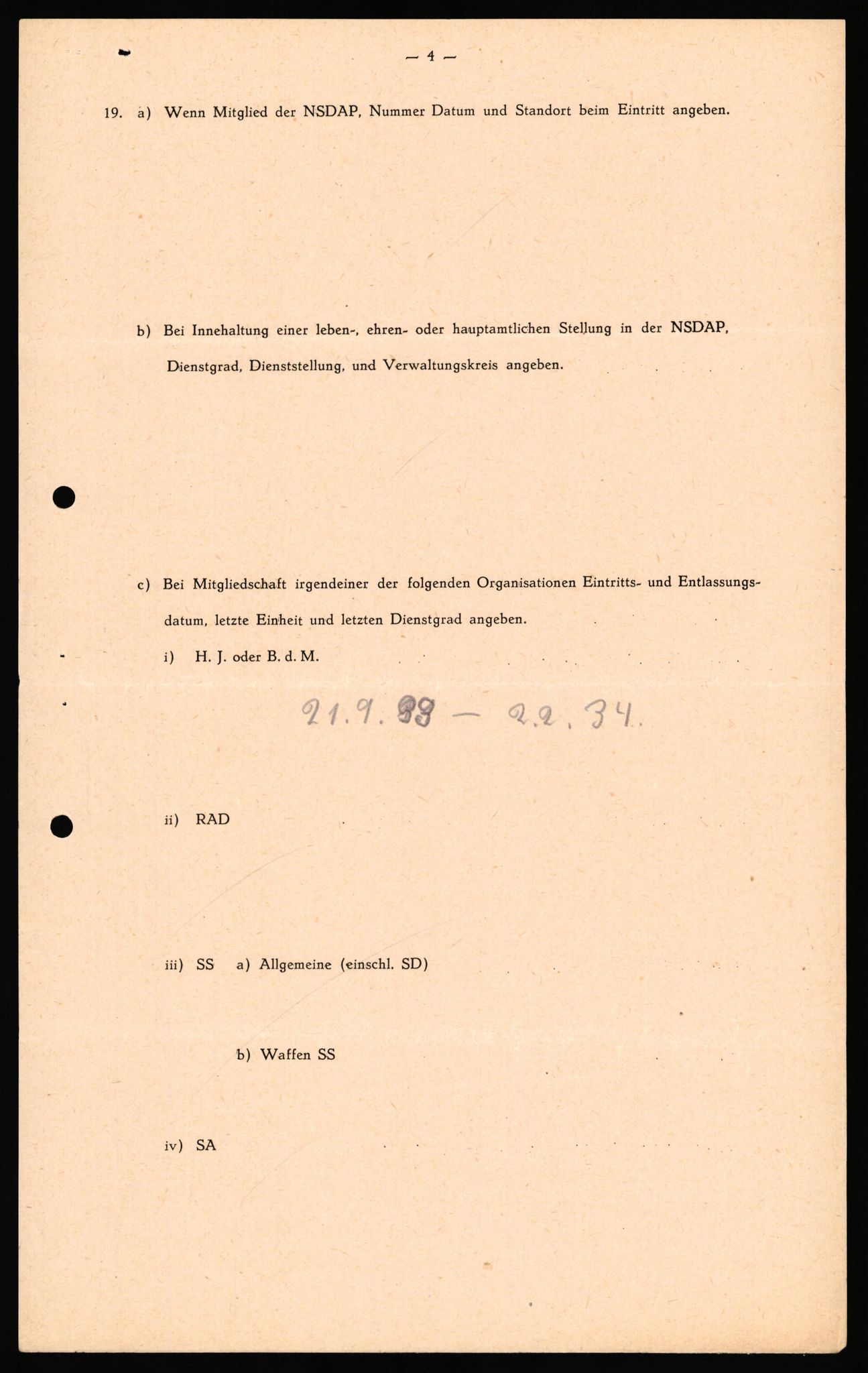 Forsvaret, Forsvarets overkommando II, AV/RA-RAFA-3915/D/Db/L0040: CI Questionaires. Tyske okkupasjonsstyrker i Norge. Østerrikere., 1945-1946, s. 129