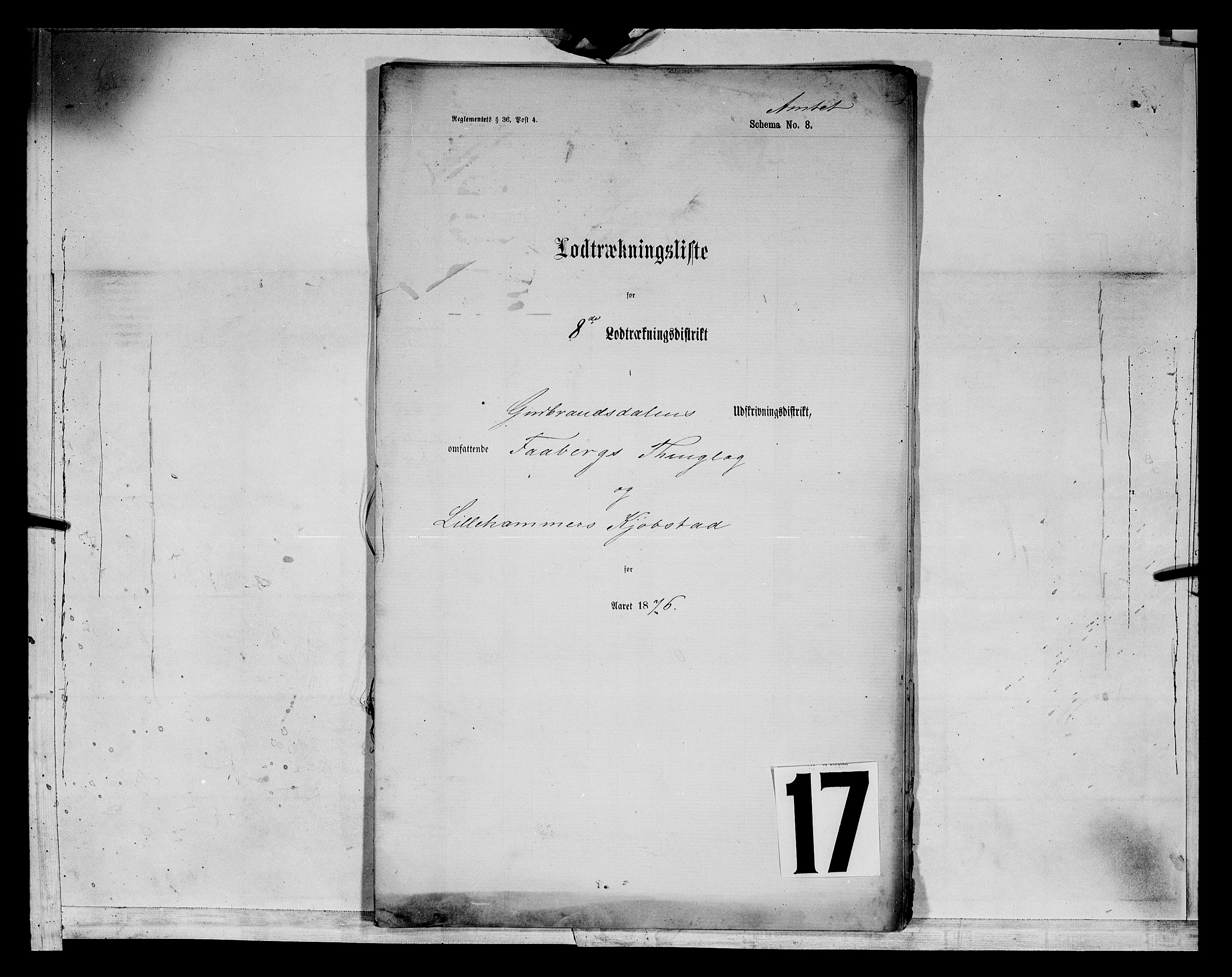 Fylkesmannen i Oppland, SAH/FYO-002/1/K/Kg/L1172: Fåberg, Lillehammer og Gausdal, 1860-1879, s. 279
