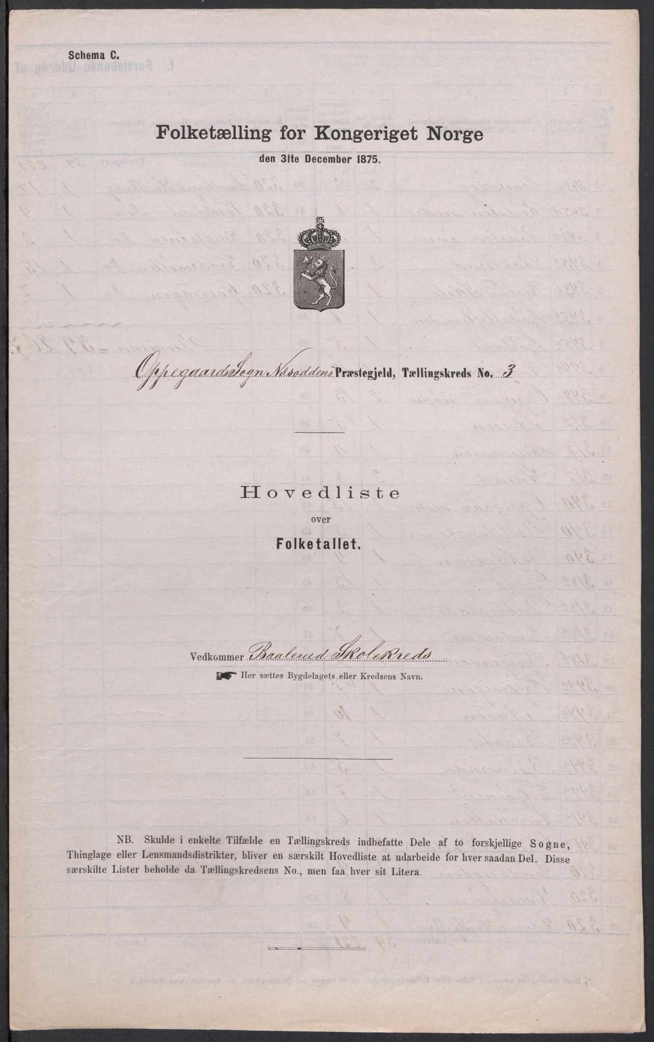 RA, Folketelling 1875 for 0216P Nesodden prestegjeld, 1875, s. 13