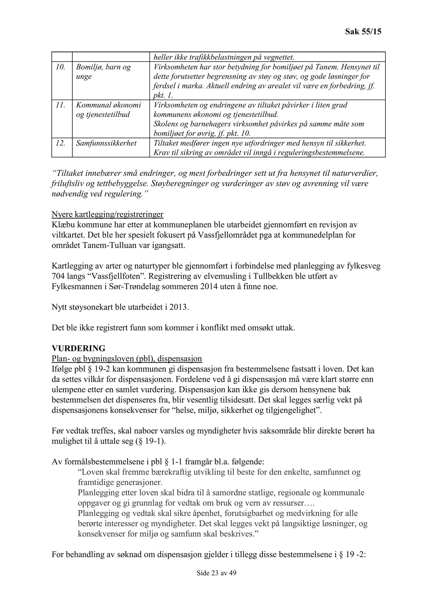 Klæbu Kommune, TRKO/KK/02-FS/L008: Formannsskapet - Møtedokumenter, 2015, s. 1474