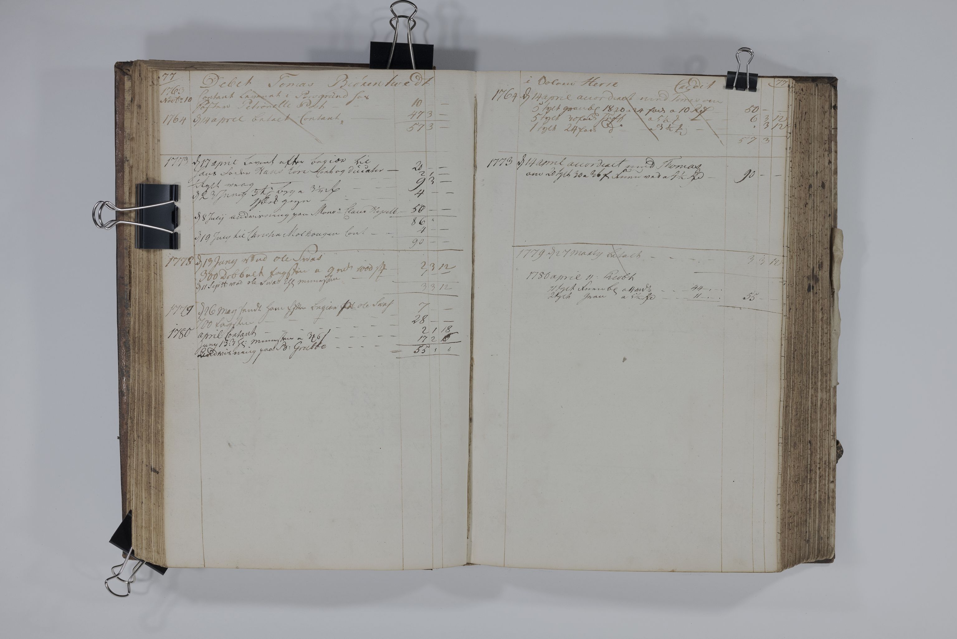 Blehr/ Kjellestad, TEMU/TGM-A-1212/R/Rd/L0001: Regnskapsbok, 1762-1779, s. 88