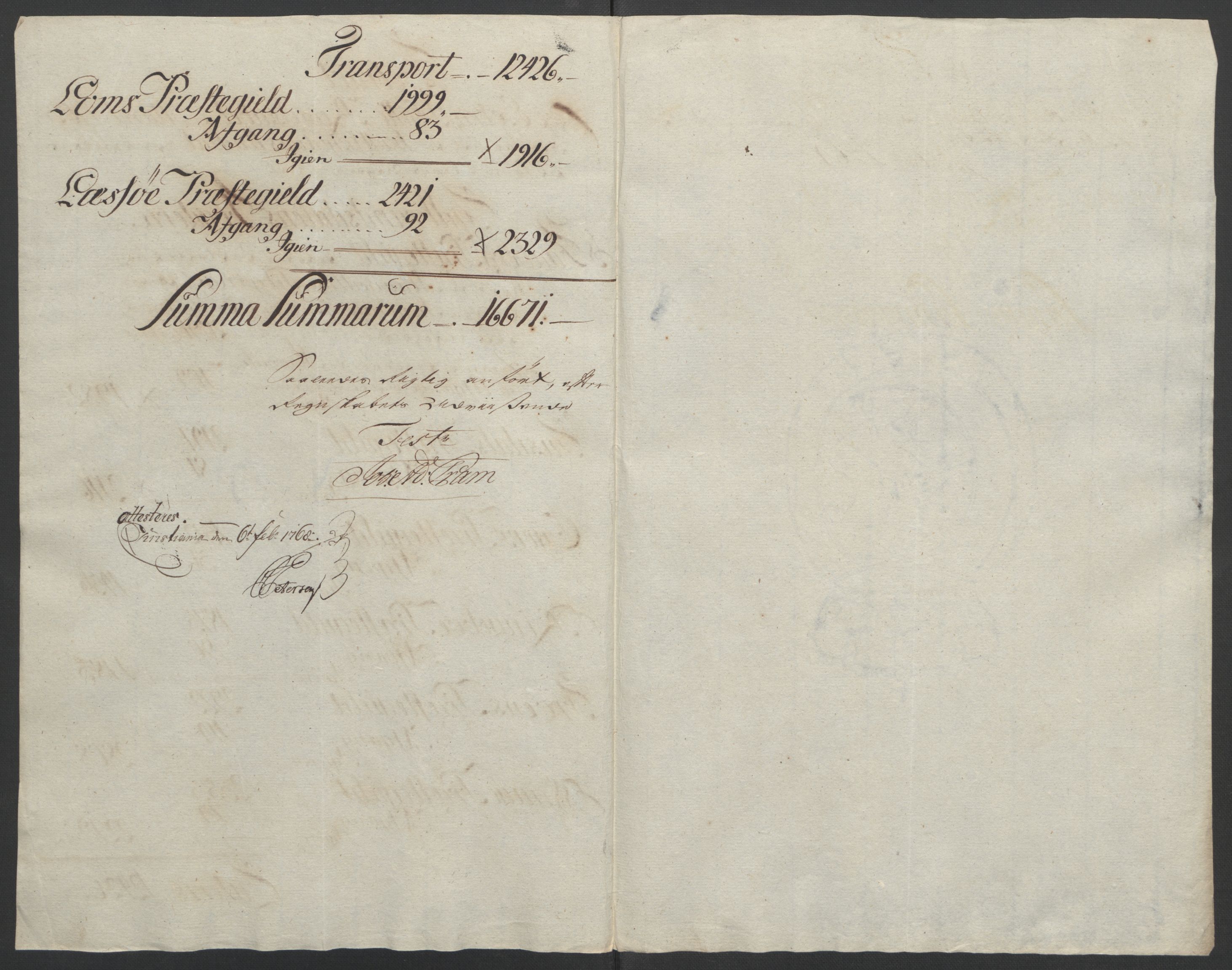 Rentekammeret inntil 1814, Reviderte regnskaper, Fogderegnskap, AV/RA-EA-4092/R17/L1266: Ekstraskatten Gudbrandsdal, 1762-1766, s. 318