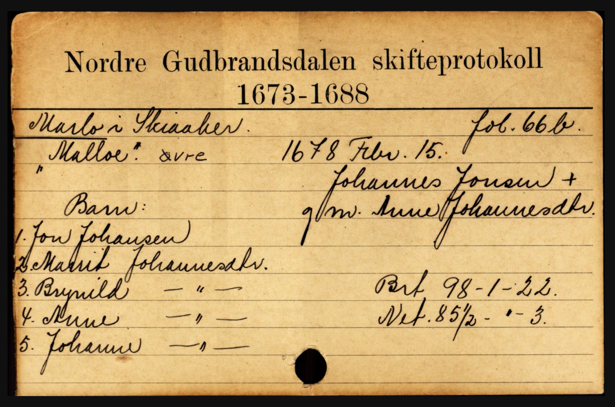 Nord-Gudbrandsdal tingrett, SAH/TING-002/J, 1658-1900, s. 8857