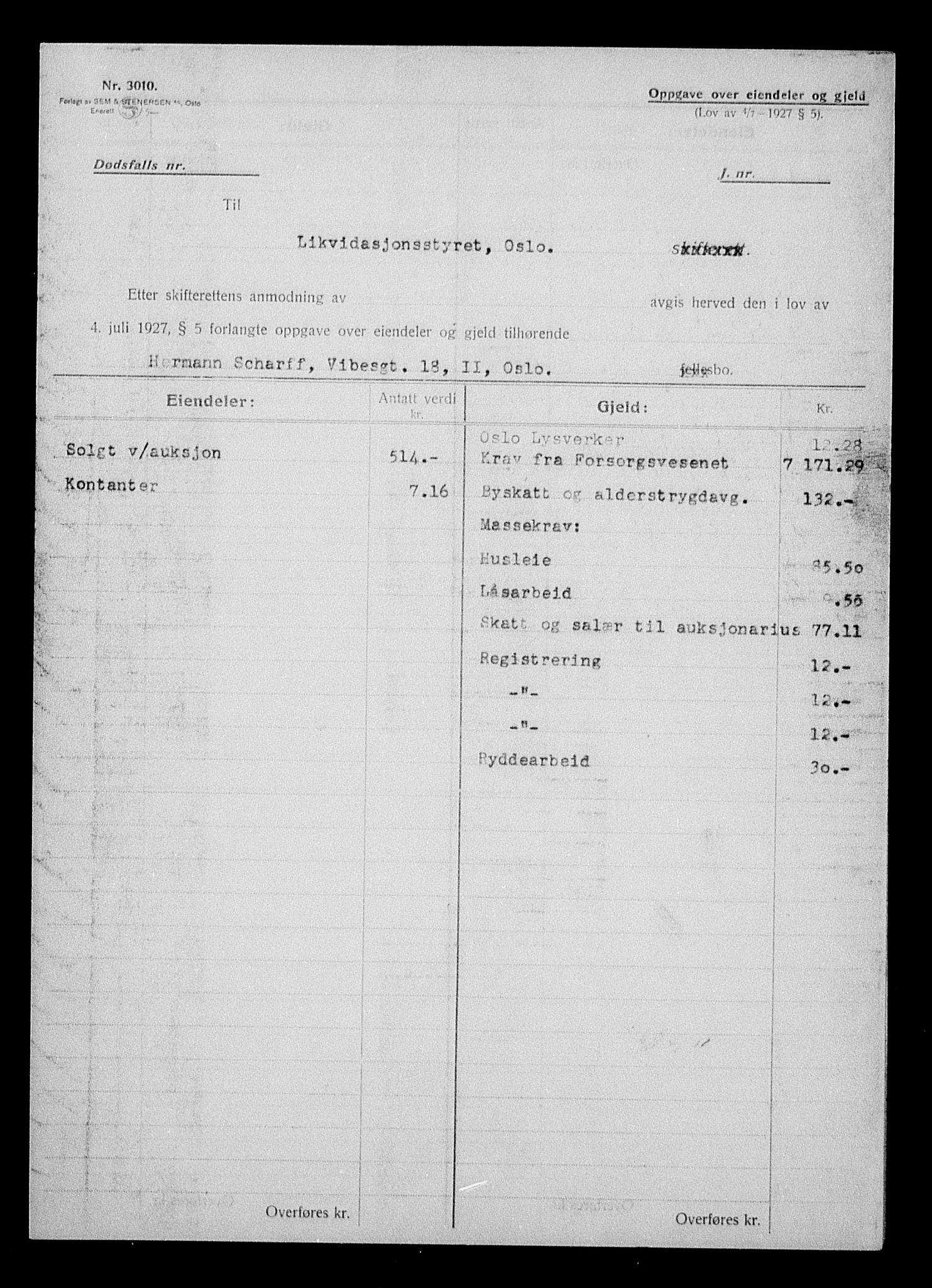 Justisdepartementet, Tilbakeføringskontoret for inndratte formuer, AV/RA-S-1564/H/Hc/Hcc/L0978: --, 1945-1947, s. 33