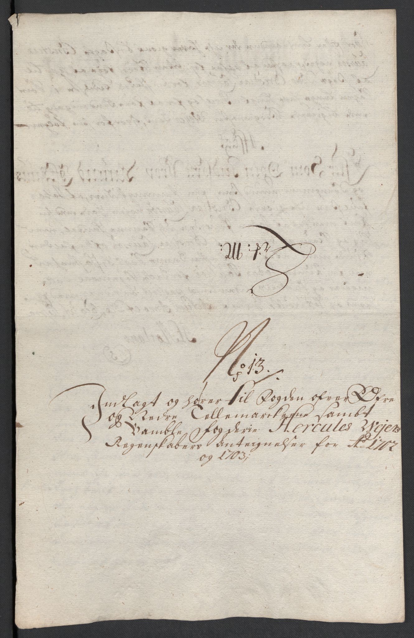 Rentekammeret inntil 1814, Reviderte regnskaper, Fogderegnskap, AV/RA-EA-4092/R36/L2110: Fogderegnskap Øvre og Nedre Telemark og Bamble, 1703, s. 192