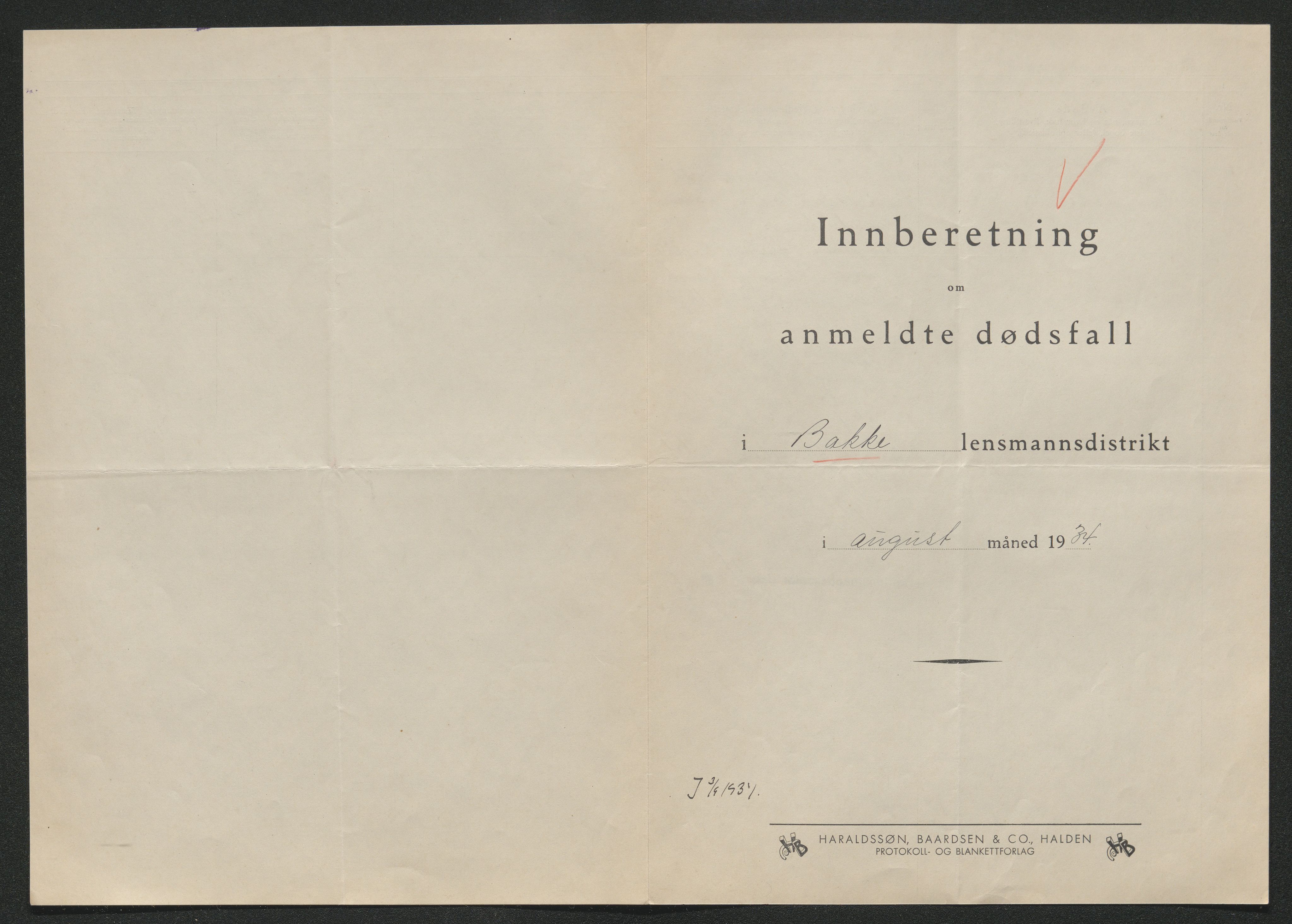 Eiker, Modum og Sigdal sorenskriveri, AV/SAKO-A-123/H/Ha/Hab/L0049: Dødsfallsmeldinger, 1934, s. 661