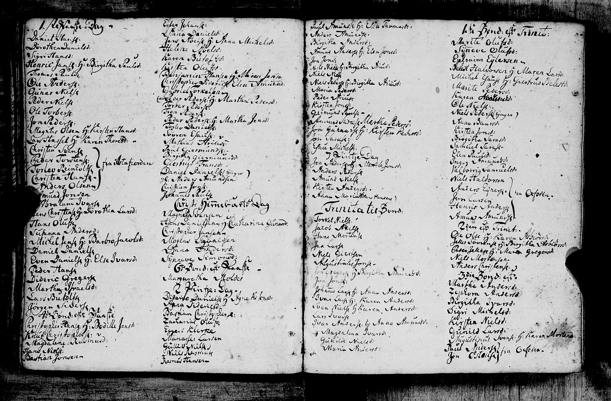 Måsøy sokneprestkontor, AV/SATØ-S-1348/B/L0026: Kommunikantprotokoll nr. 26 (1), 1749-1804