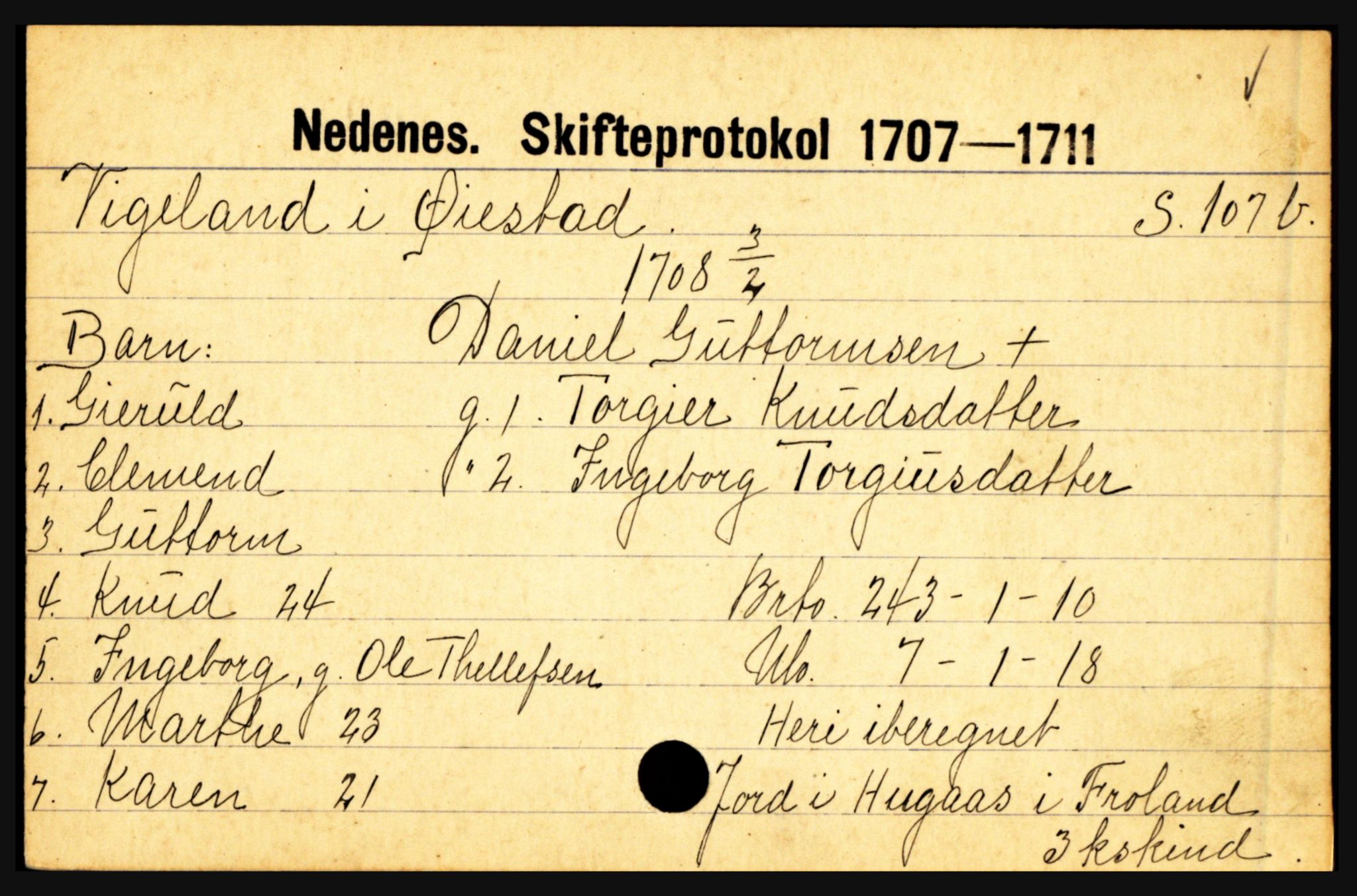 Nedenes sorenskriveri før 1824, AV/SAK-1221-0007/H, s. 33115