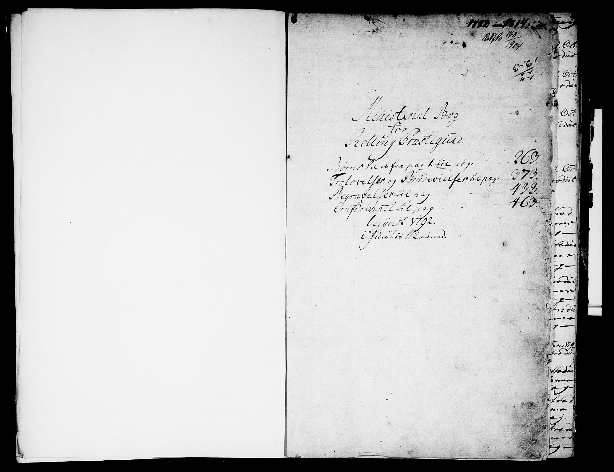 Rollag kirkebøker, SAKO/A-240/F/Fa/L0005: Ministerialbok nr. I 5, 1792-1814