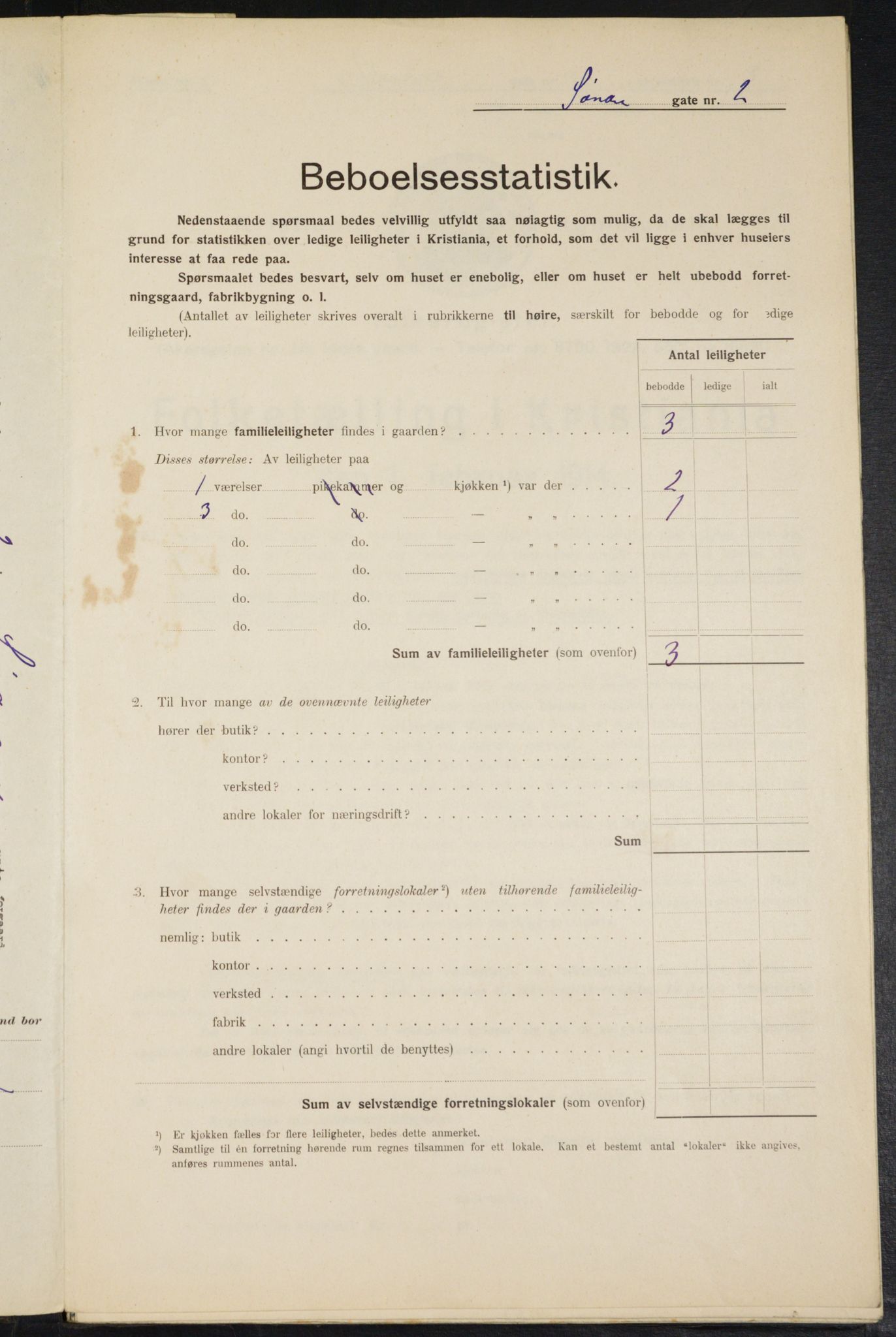 OBA, Kommunal folketelling 1.2.1914 for Kristiania, 1914, s. 107012